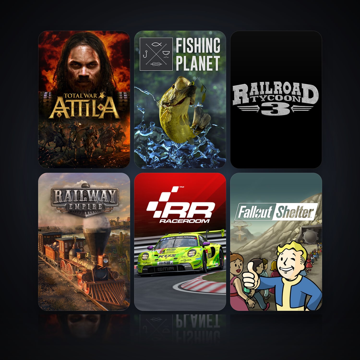 Total War: ATTILA & Life is Feudal: Forest Village | 16 Games | Clean — HabibiAccounts