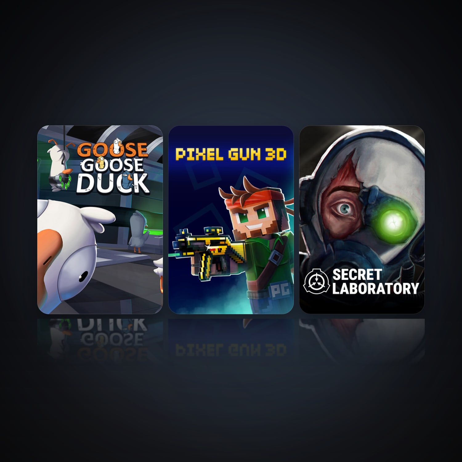 Goose Goose Duck & Pixel Gun 3D: PC Edition | Clean — HabibiAccounts