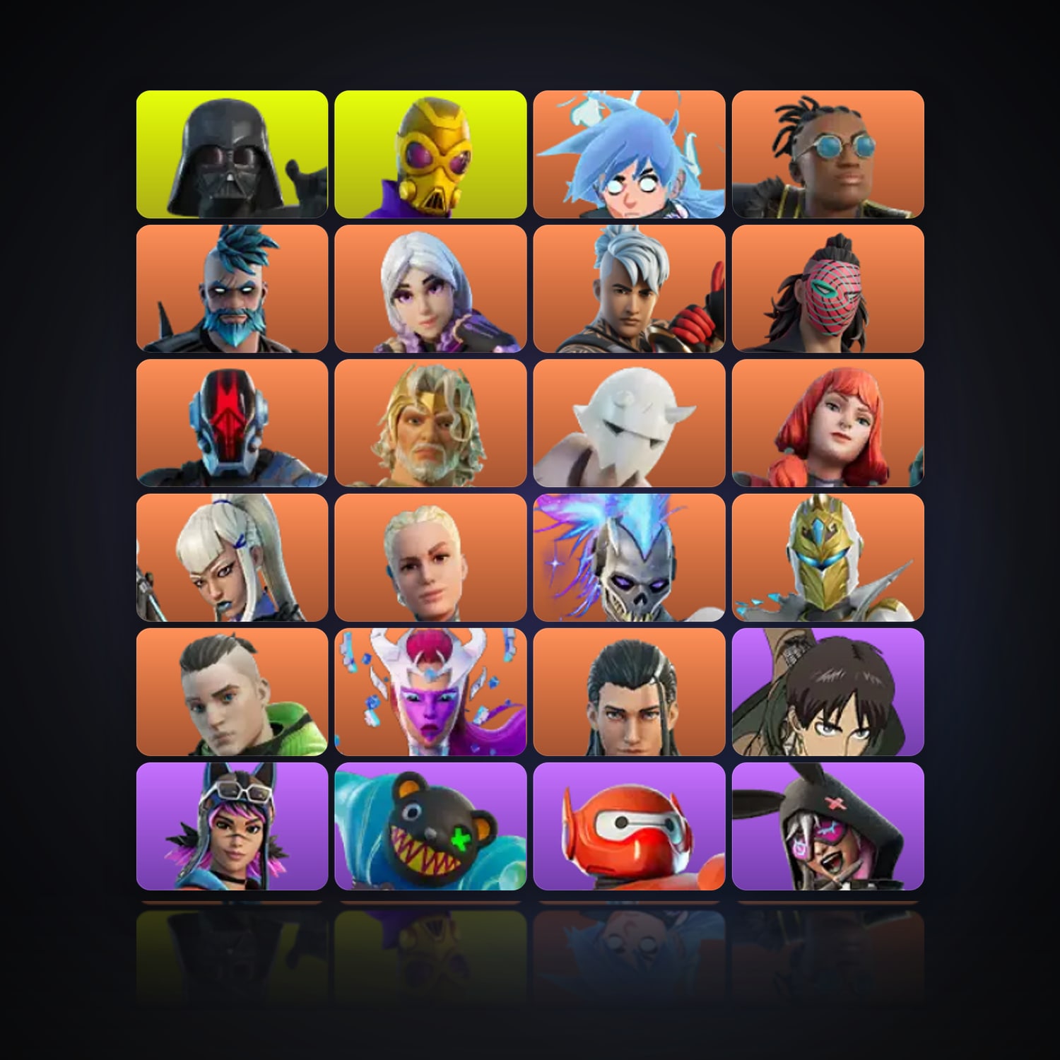 Fortnite | 121 Skins | 600 V-Bucks | Level 1785 | 255 Wins — HabibiAccounts