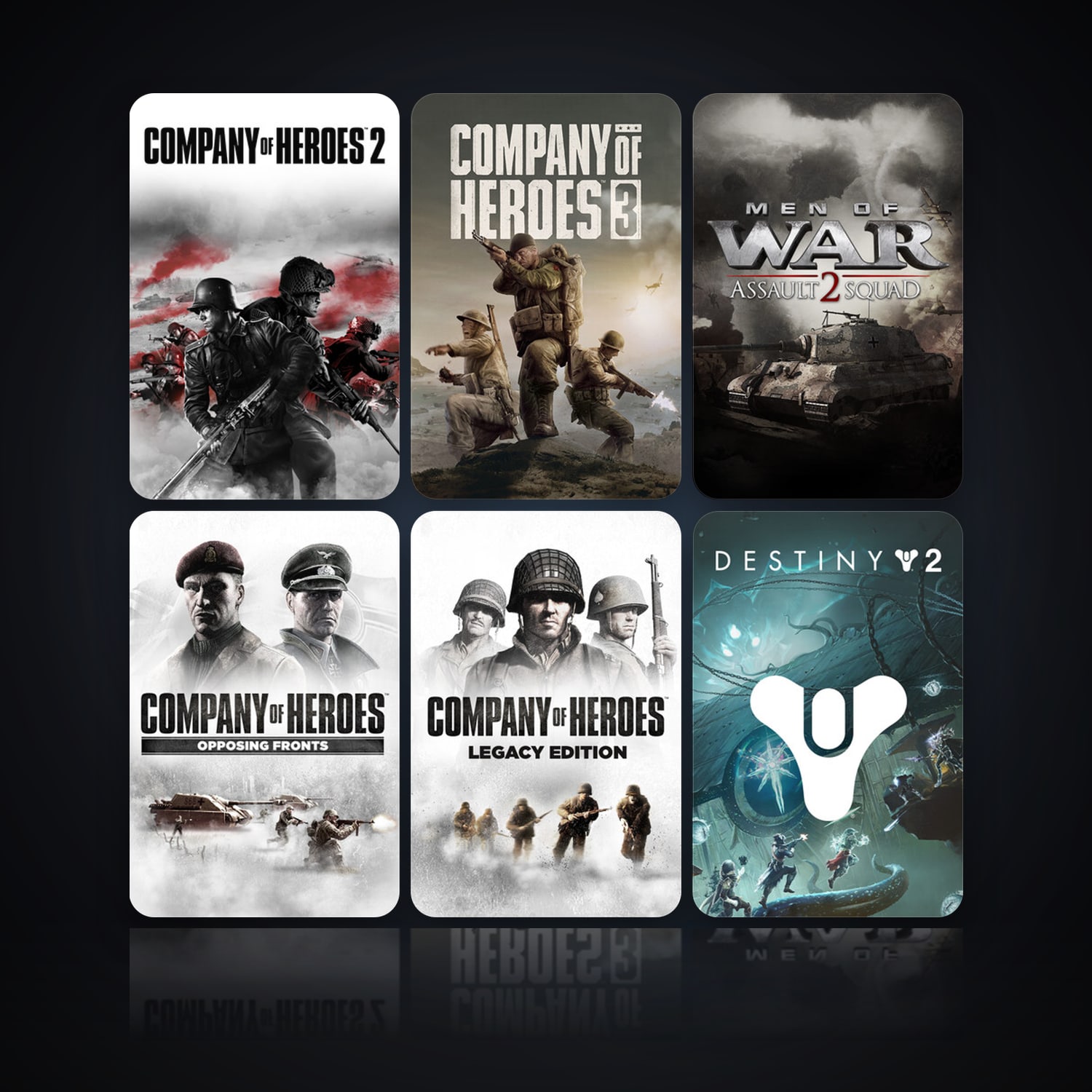 Company of Heroes 2 & Company of Heroes 3 | 16 Games | Clean — HabibiAccounts