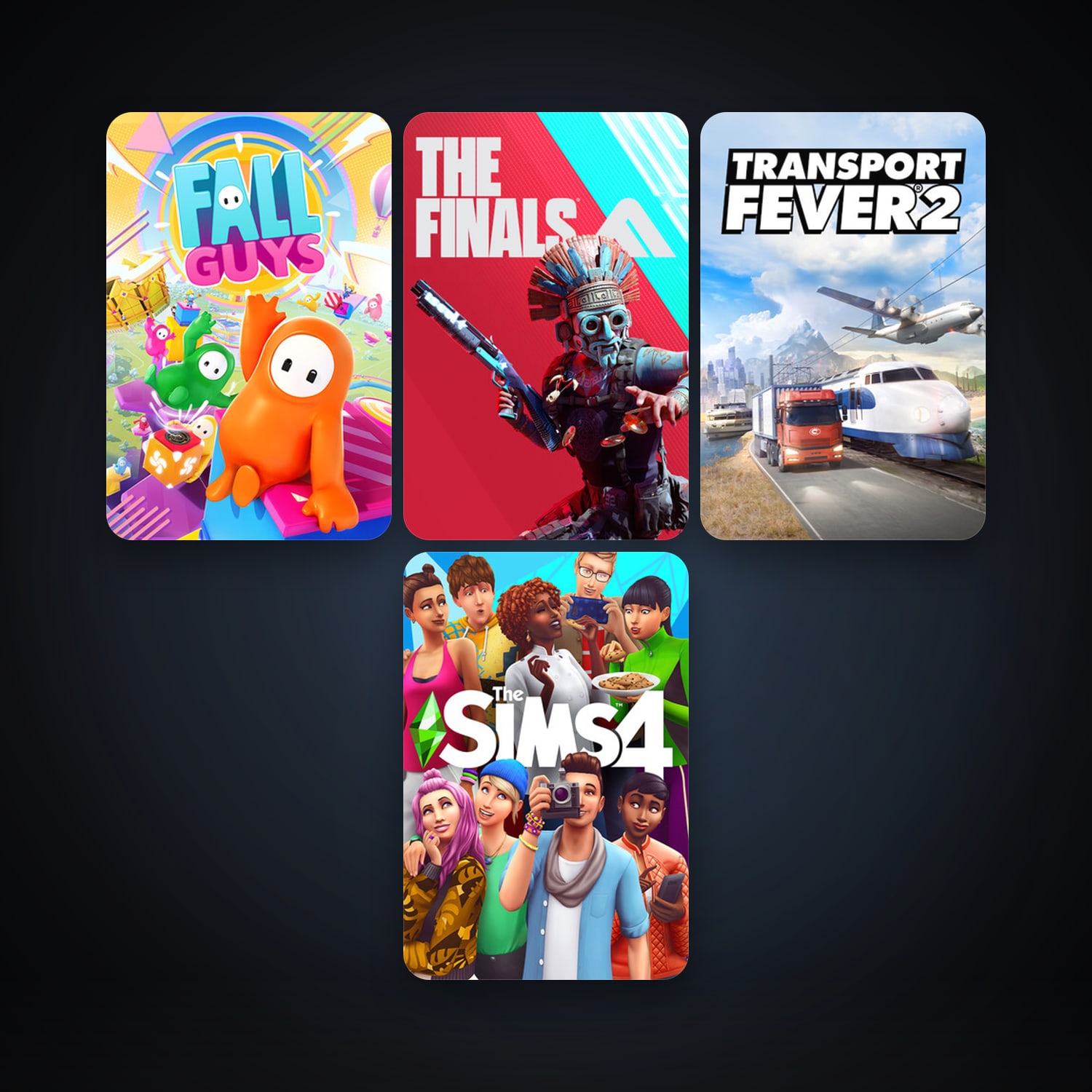 Aimlabs + Transport Fever 2, 8 games, clean — HabibiAccounts