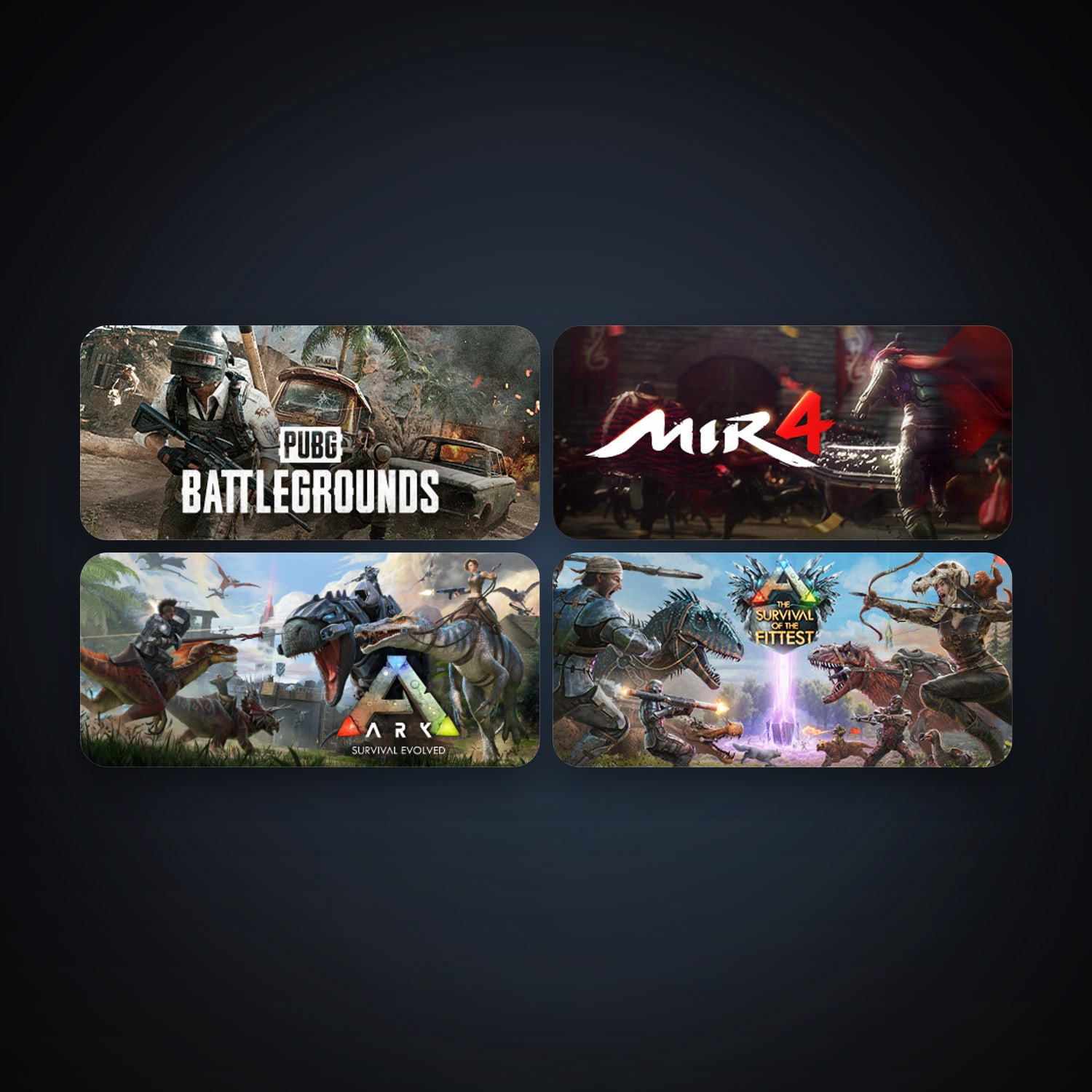 ARK: Survival Evolved + ARK: The Survival Of The Fittest, 4 games, clean — HabibiAccounts