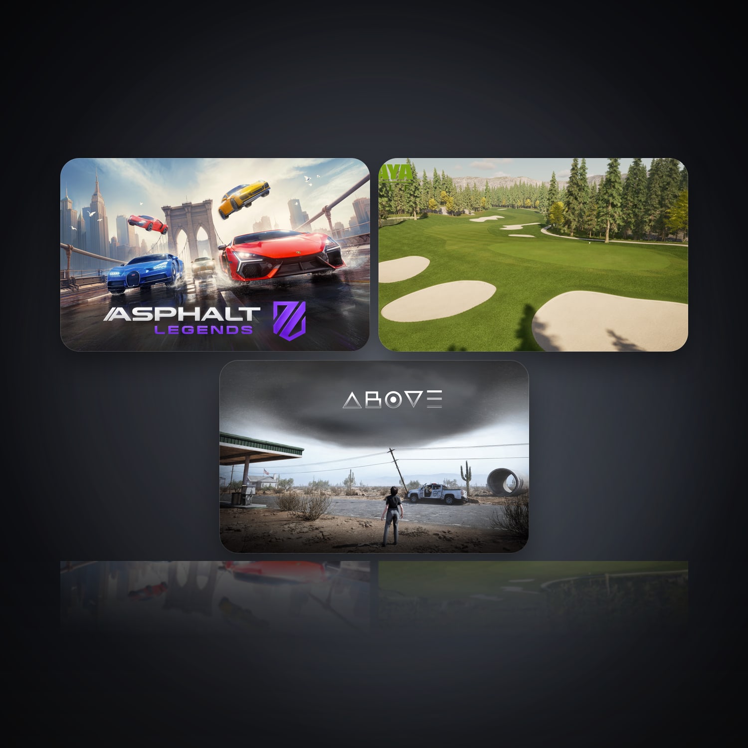 Asphalt Legends Unite & Playa Golf | 3 Games — HabibiAccounts