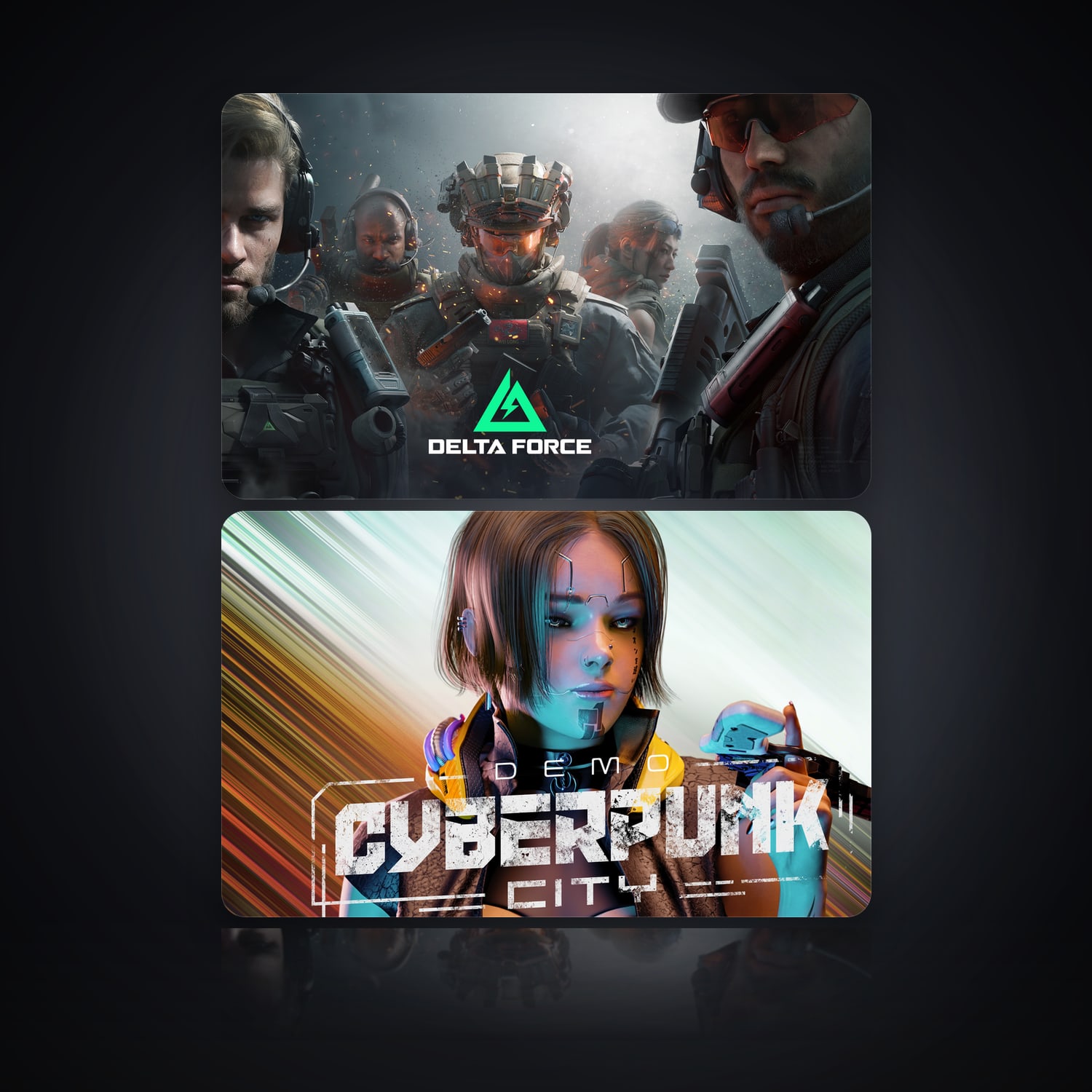 Delta Force & Cyberpunk City Demo | 2 Games — HabibiAccounts