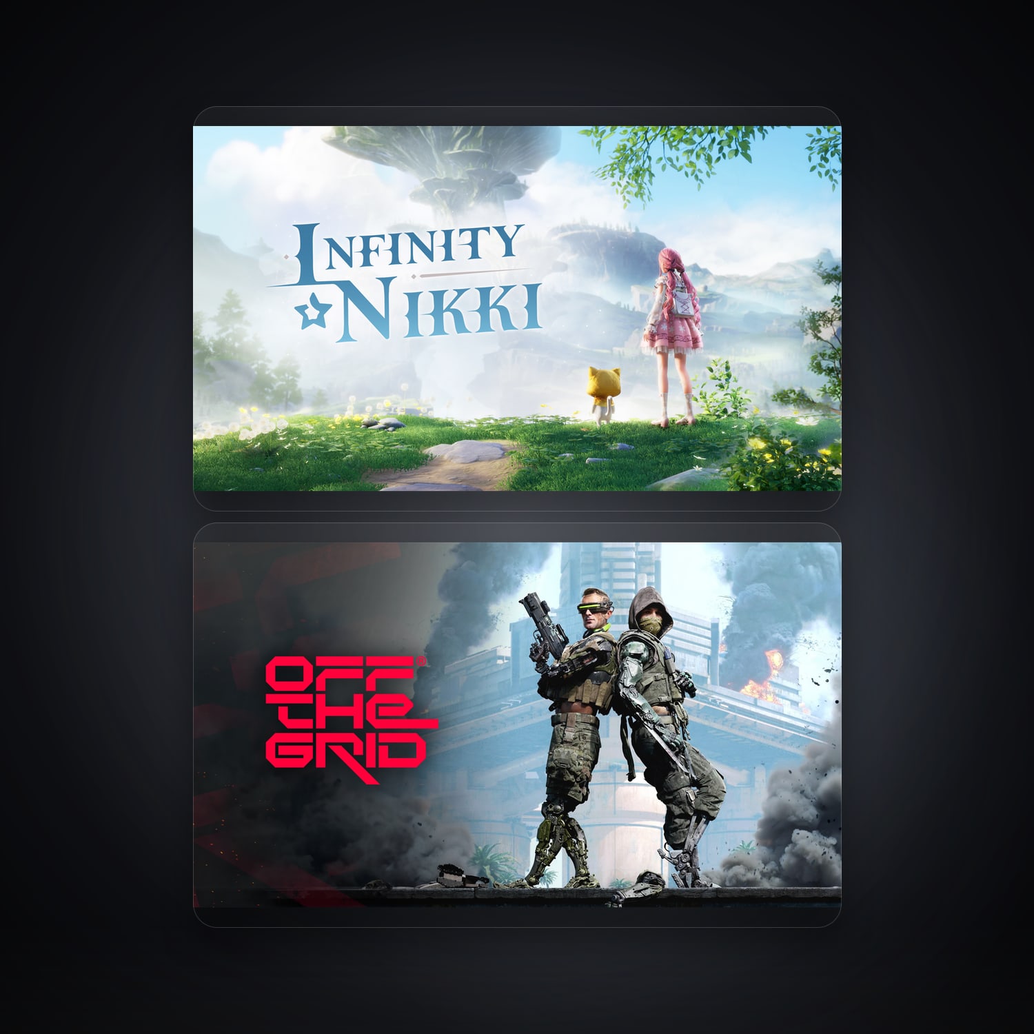Infinity Nikki & Off The Grid | 2 Games — HabibiAccounts
