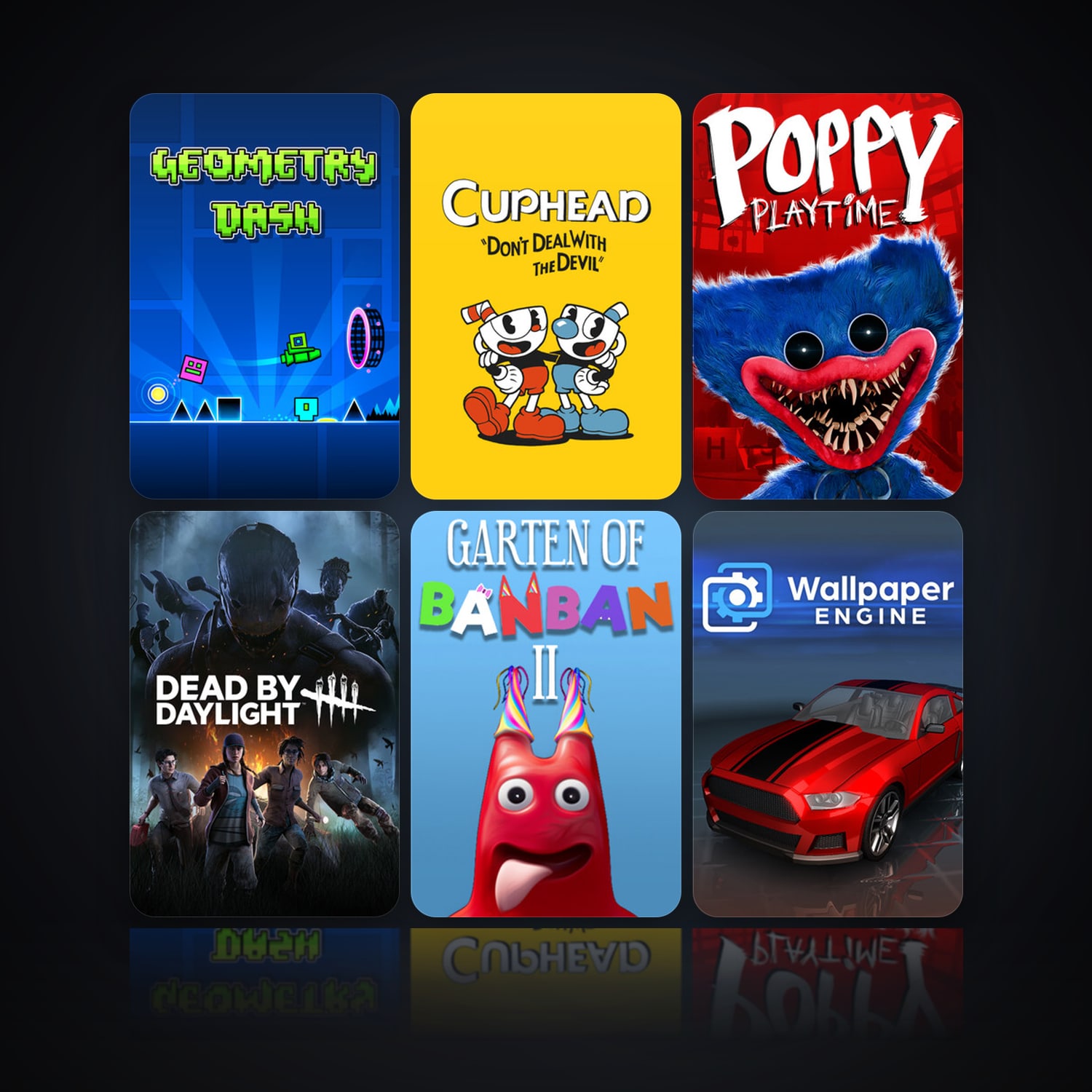 Geometry Dash & Cuphead | 31 Games | Clean — HabibiAccounts