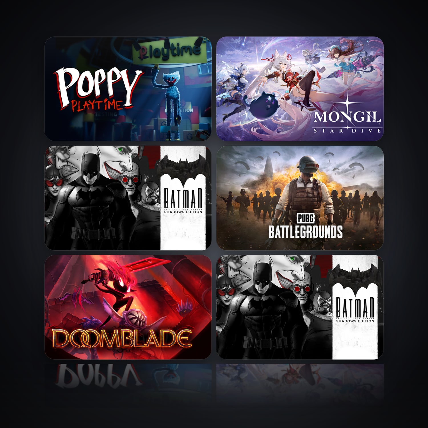 Poppy Playtime & MONGIL: STAR DIVE | 8 Games — HabibiAccounts