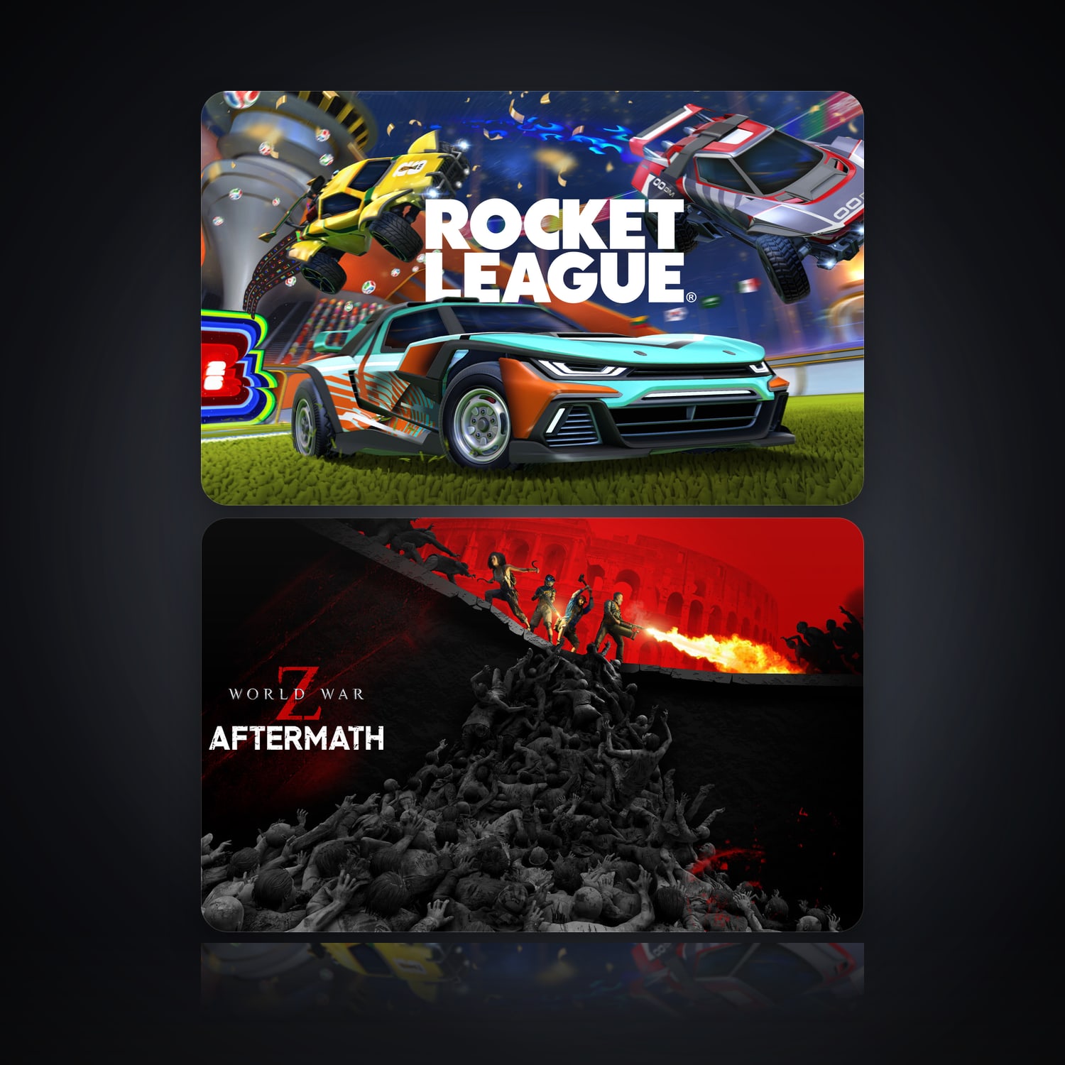 Rocket League & World War Z | 2 Games — HabibiAccounts