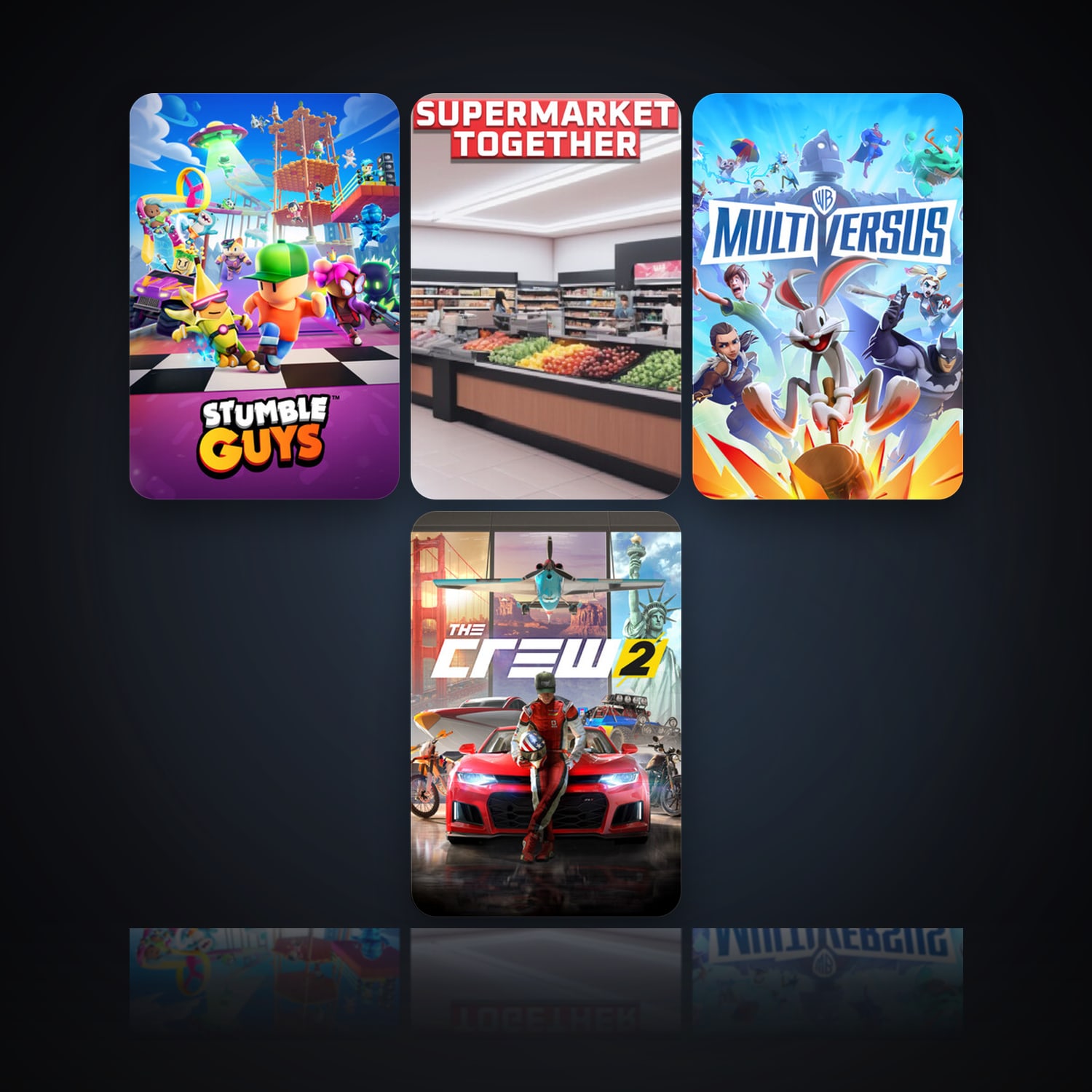 Stumble Guys & Supermarket Together | 15 Games | Clean — HabibiAccounts