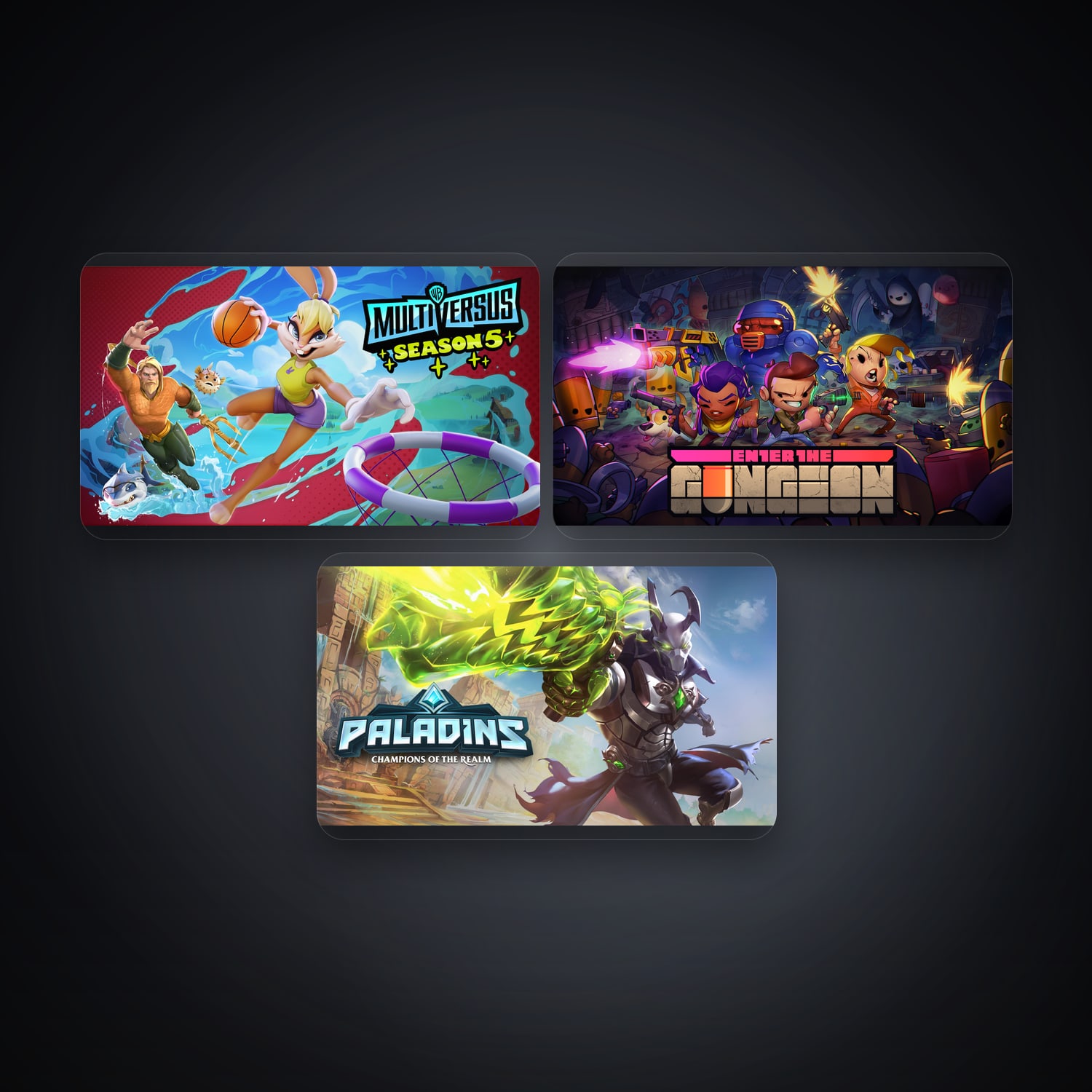 MultiVersus & Enter the Gungeon | 3 Games — HabibiAccounts