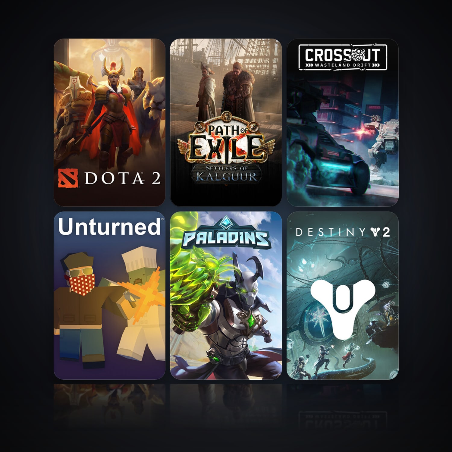 Dota 2 & Path of Exile | 13 Games | Clean — HabibiAccounts