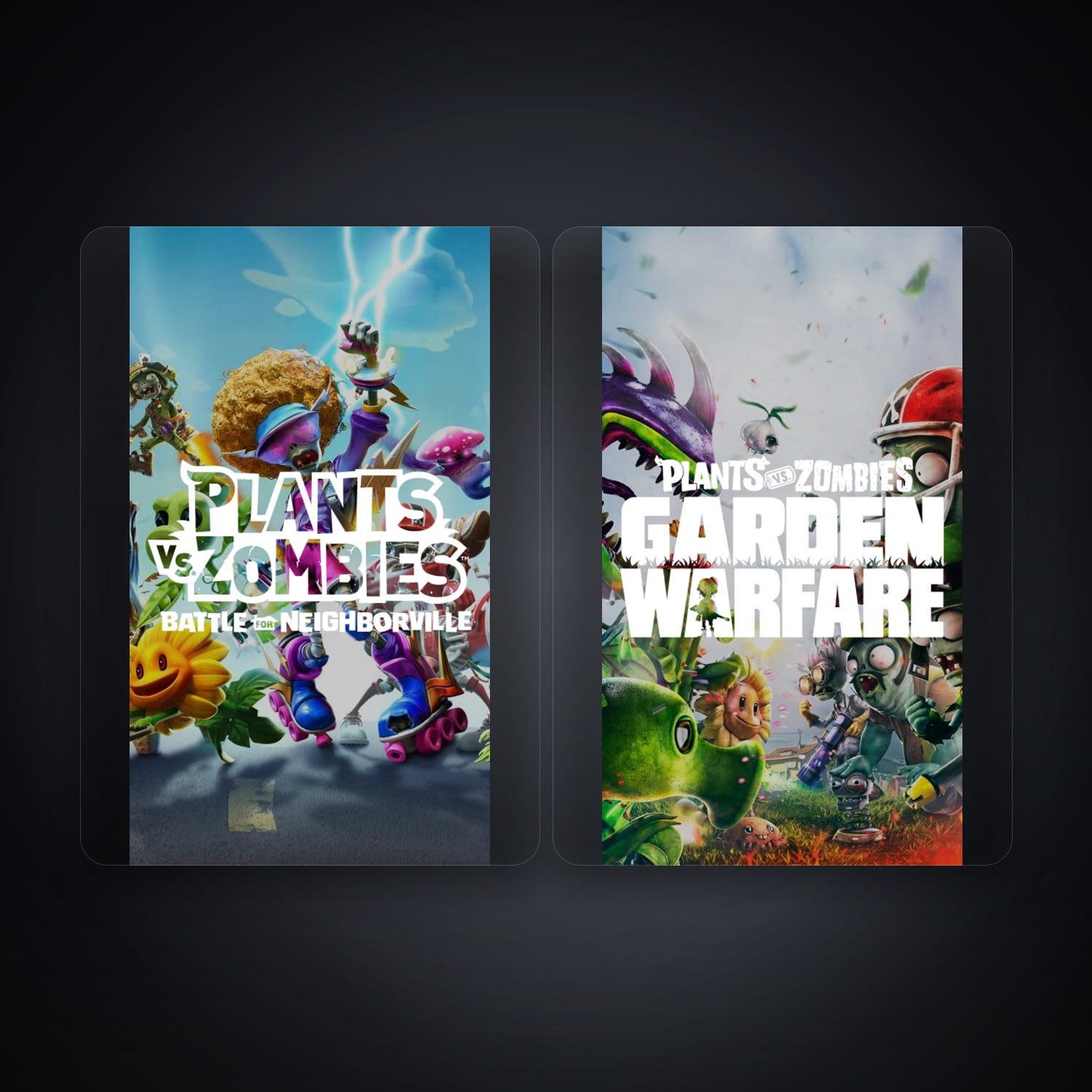 Plants vs. Zombies: Battle for Neighborville & Plants vs. Zombies Garden Warfare | 2 Games — HabibiAccounts