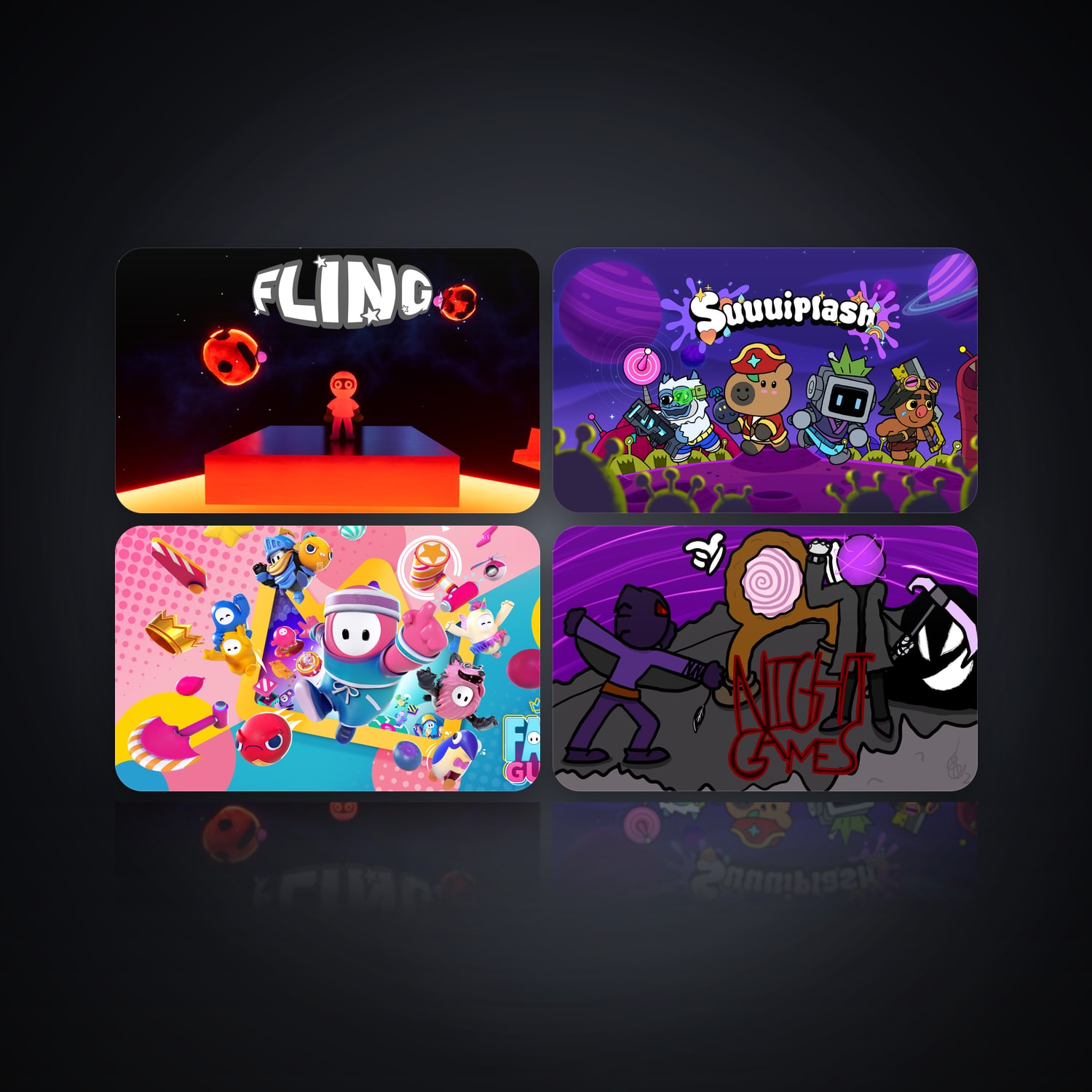 Fling & Suuuiplash | 4 Games — HabibiAccounts