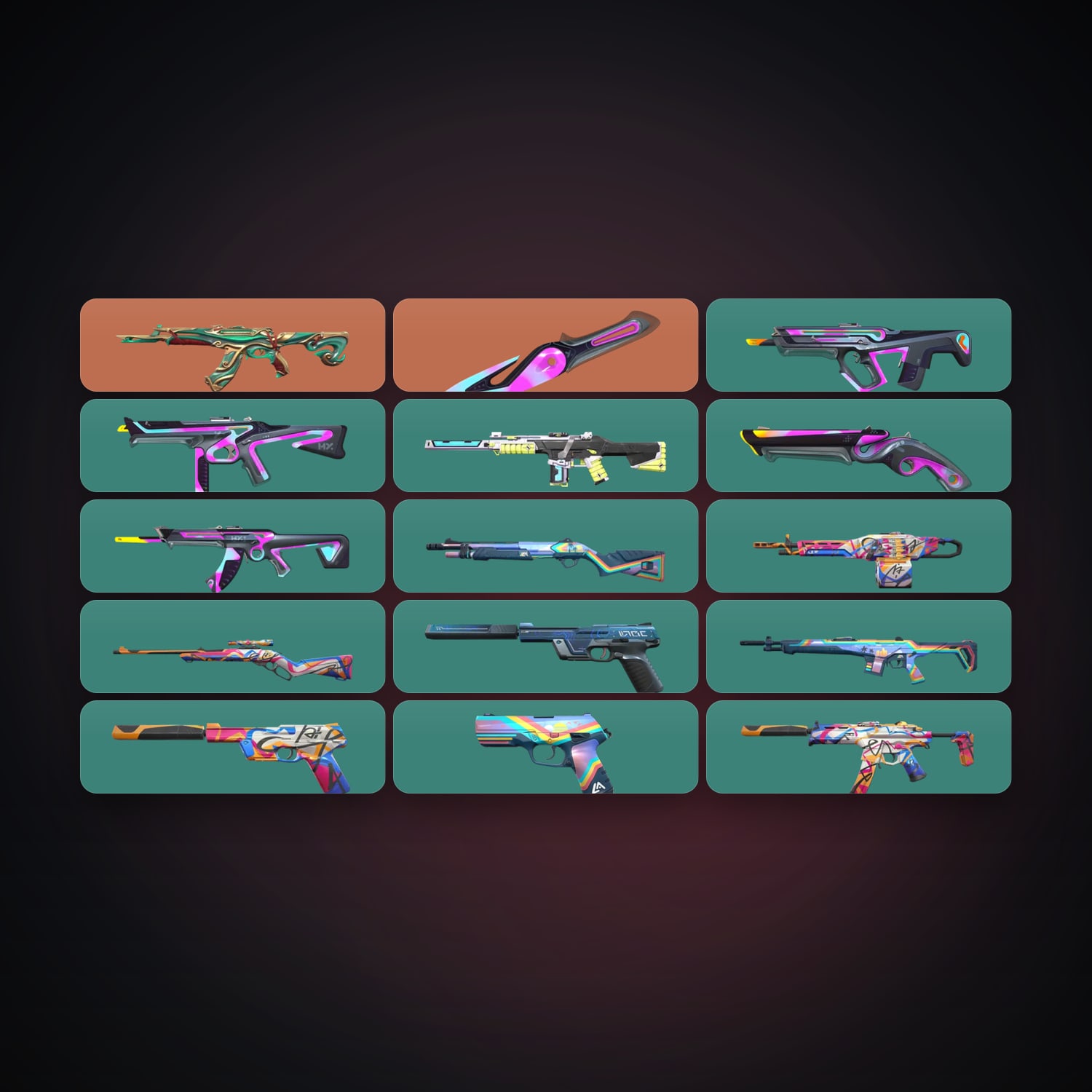 AP Gold 2 locker — 1 knives, 15 skins, lvl 67 — HabibiAccounts