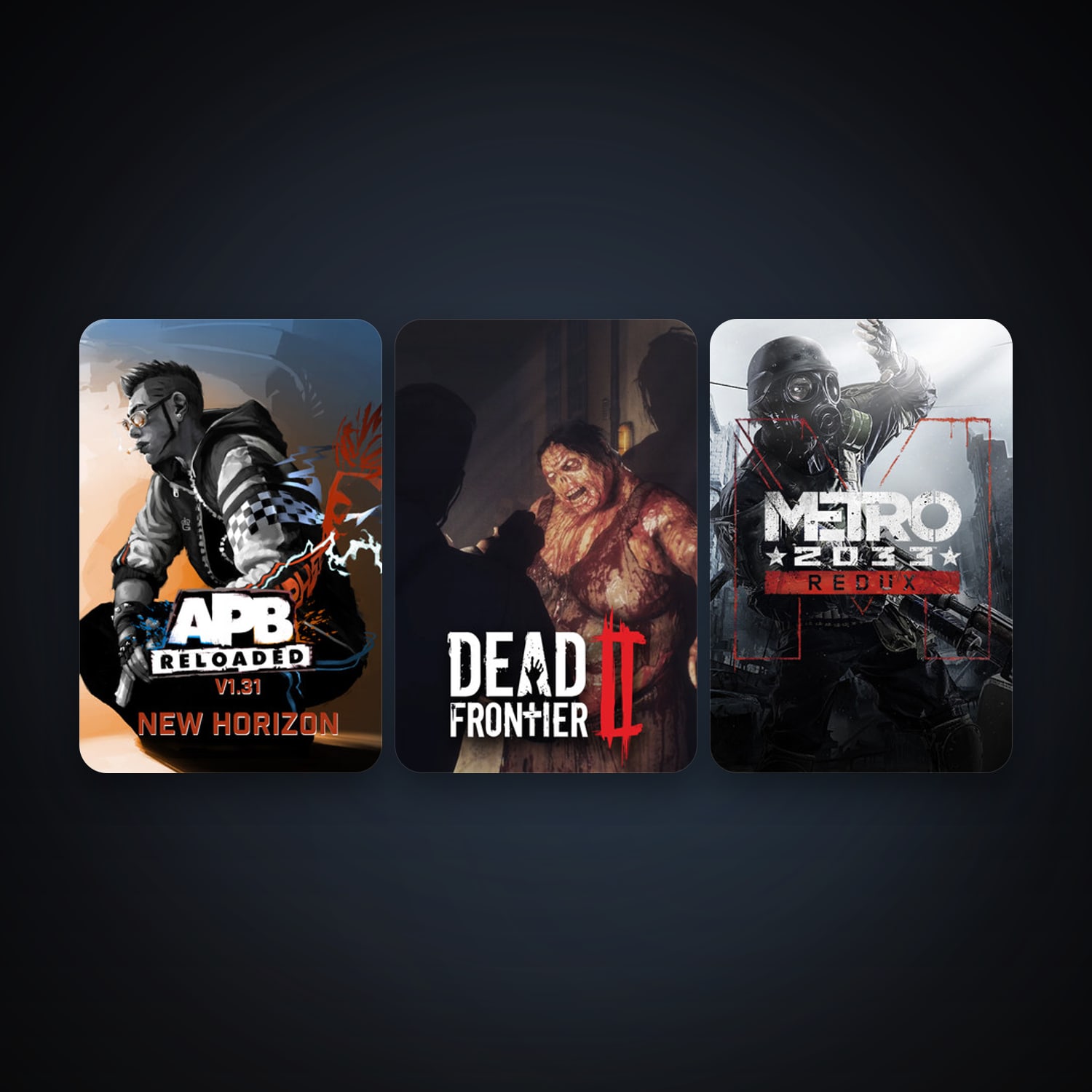 APB Reloaded & Dead Frontier 2 — HabibiAccounts