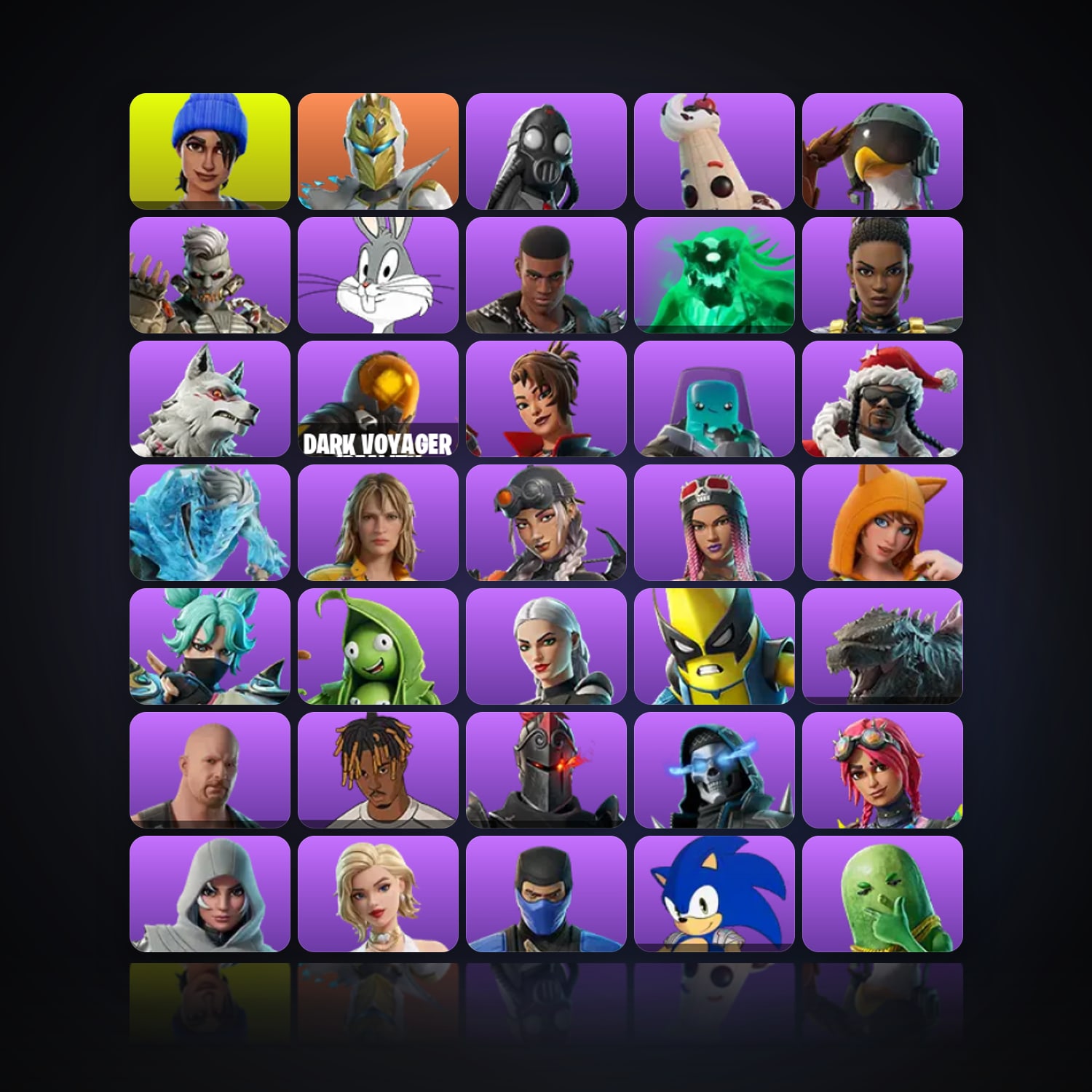 Fortnite | 124 Skins | 1.6K V-Bucks | Level 1936 | 176 Wins — HabibiAccounts