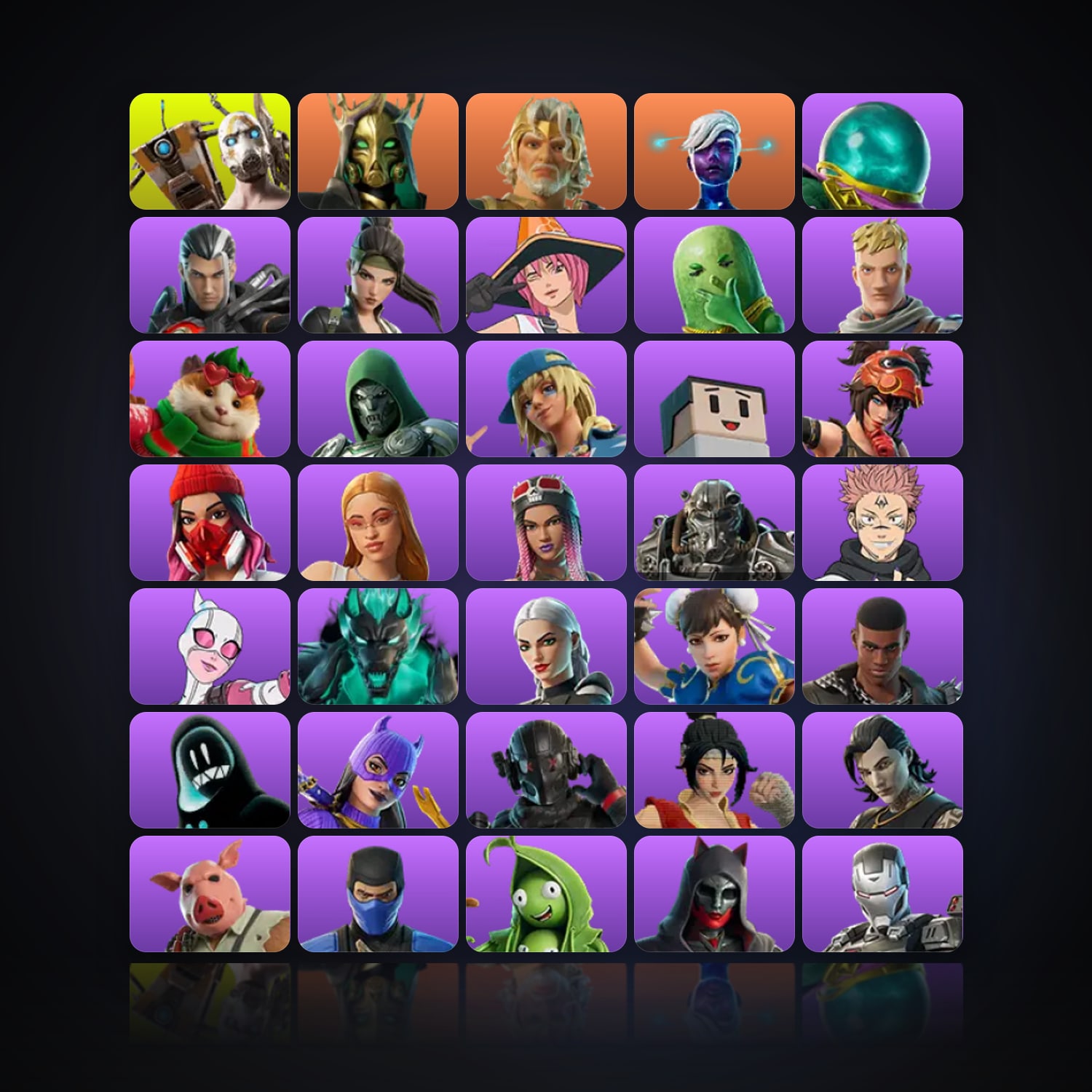 Fortnite | 63 Skins | 1.6K V-Bucks | Level 2112 | 230 Wins — HabibiAccounts