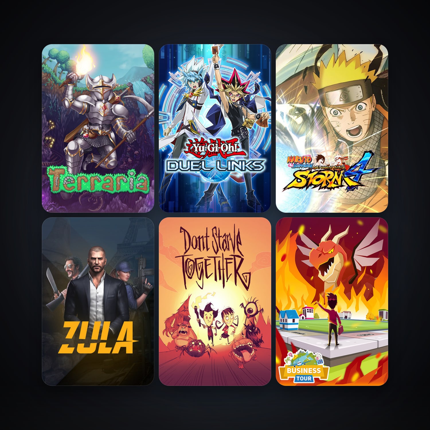 Terraria + Don't Starve Together, 12 games, clean — HabibiAccounts