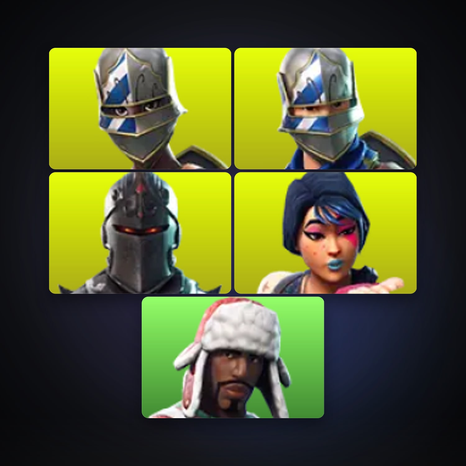 Fortnite | 5 Skins | 400 V-Bucks | Level 49 — HabibiAccounts