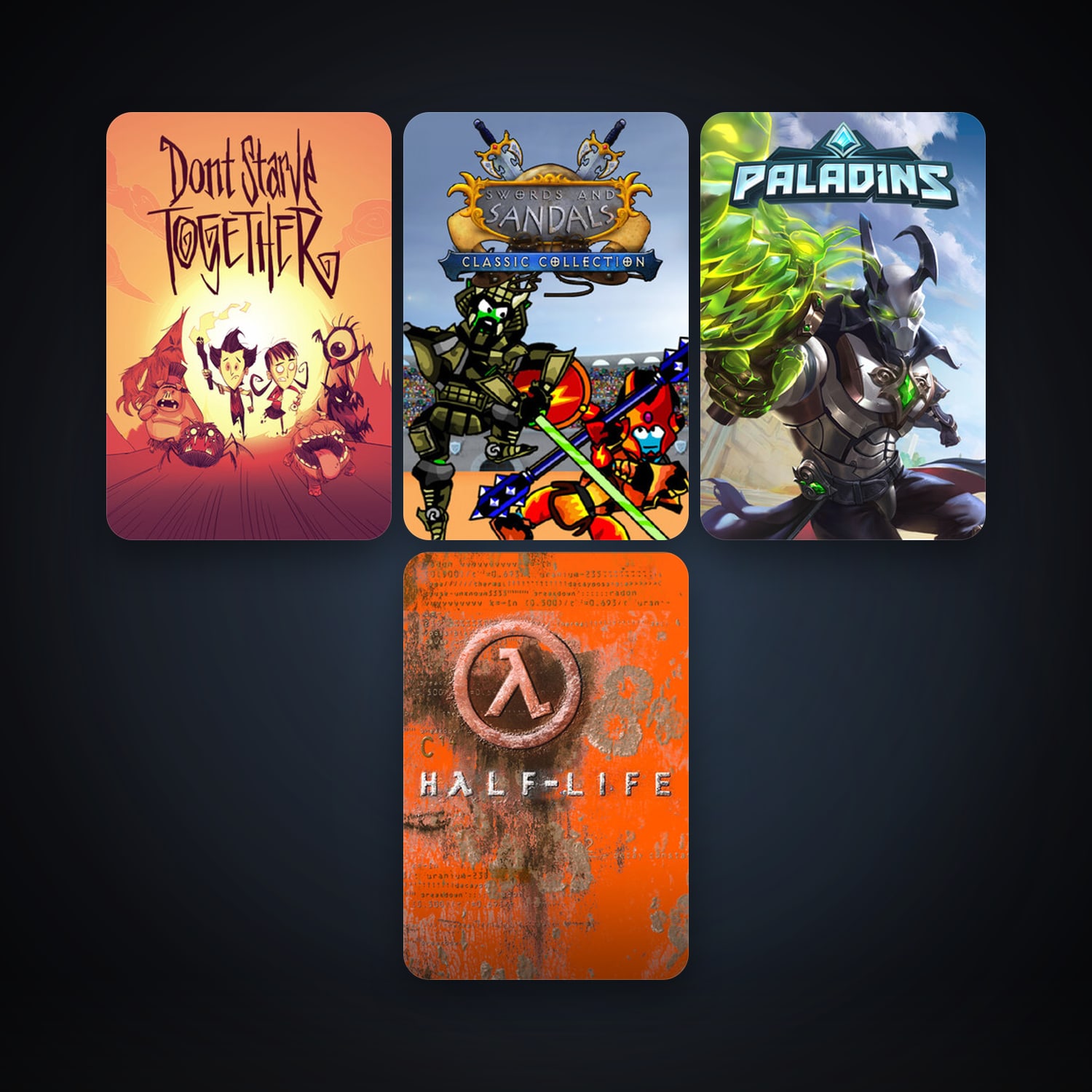 Don't Starve Together & Swords and Sandals Classic Collection — HabibiAccounts