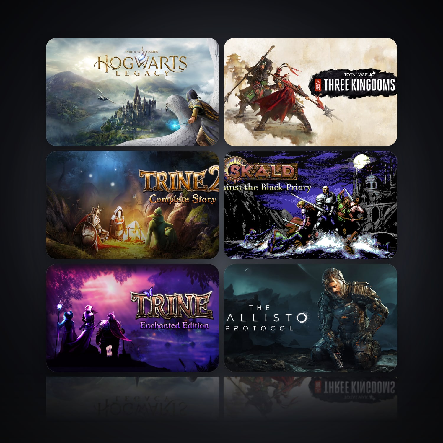 Hogwarts Legacy & Total War: THREE KINGDOMS | 19 Games — HabibiAccounts