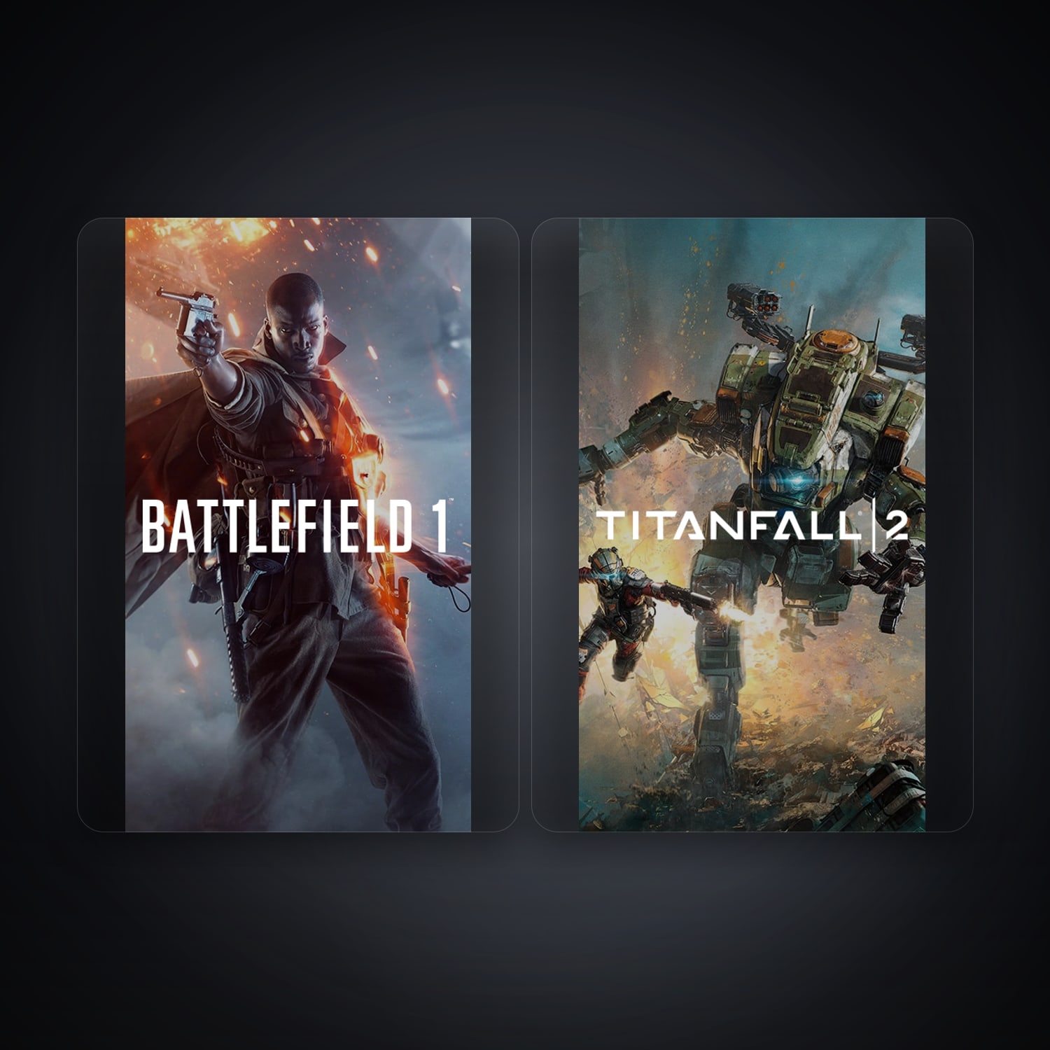 Battlefield 1 & Titanfall 2 | 2 Games — HabibiAccounts