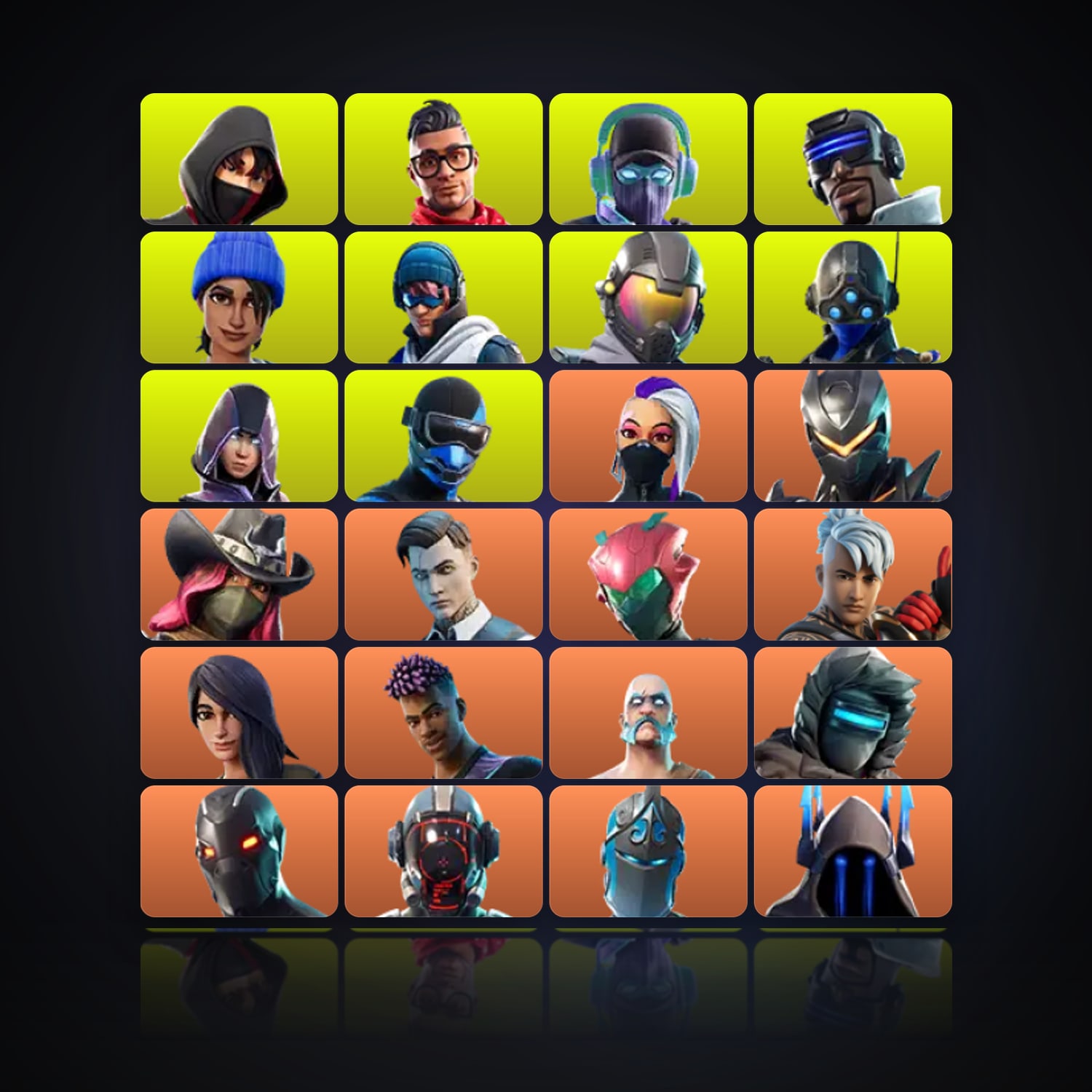 Fortnite | 129 Skins | 600 V-Bucks | Level 1587 | 301 Wins — HabibiAccounts