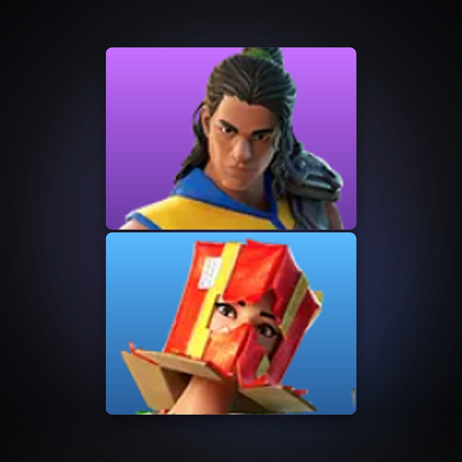 Fortnite locker — 2 skins — 200 V-Bucks — lvl 61 — HabibiAccounts