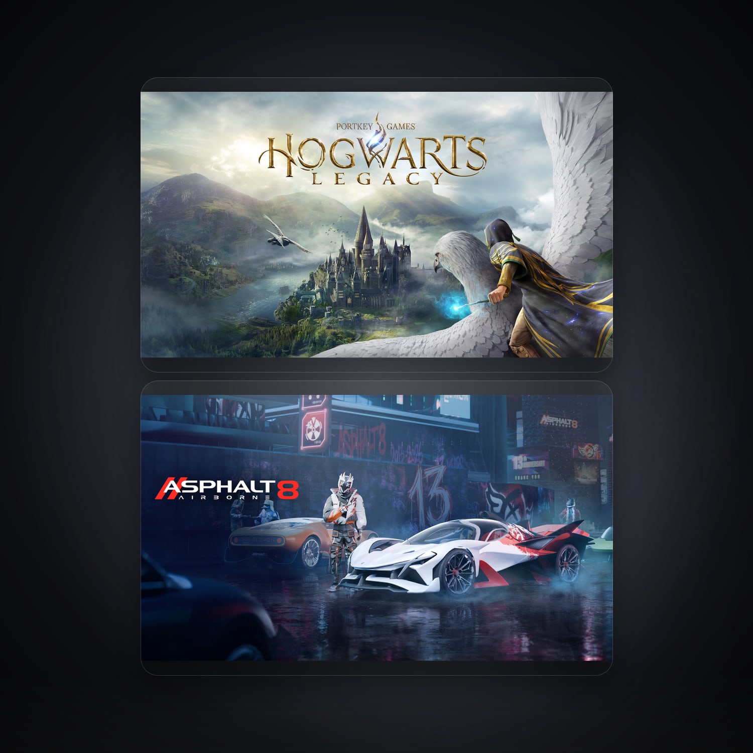 Epic Hogwarts Legacy + Asphalt 8 - Car Racing Game — IN — HabibiAccounts