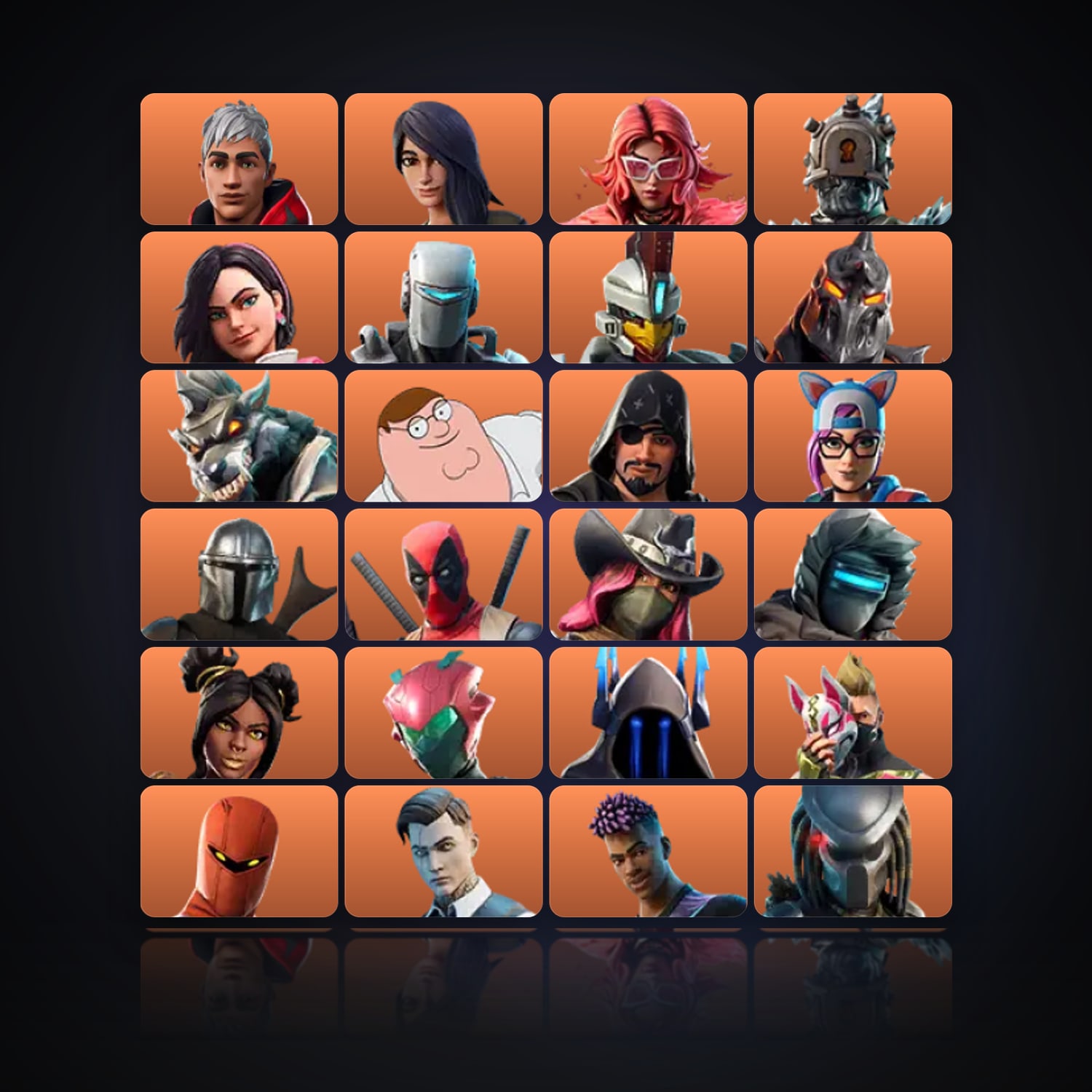 Fortnite | 97 Skins | 100 V-Bucks | Level 2073 | 277 Wins — HabibiAccounts