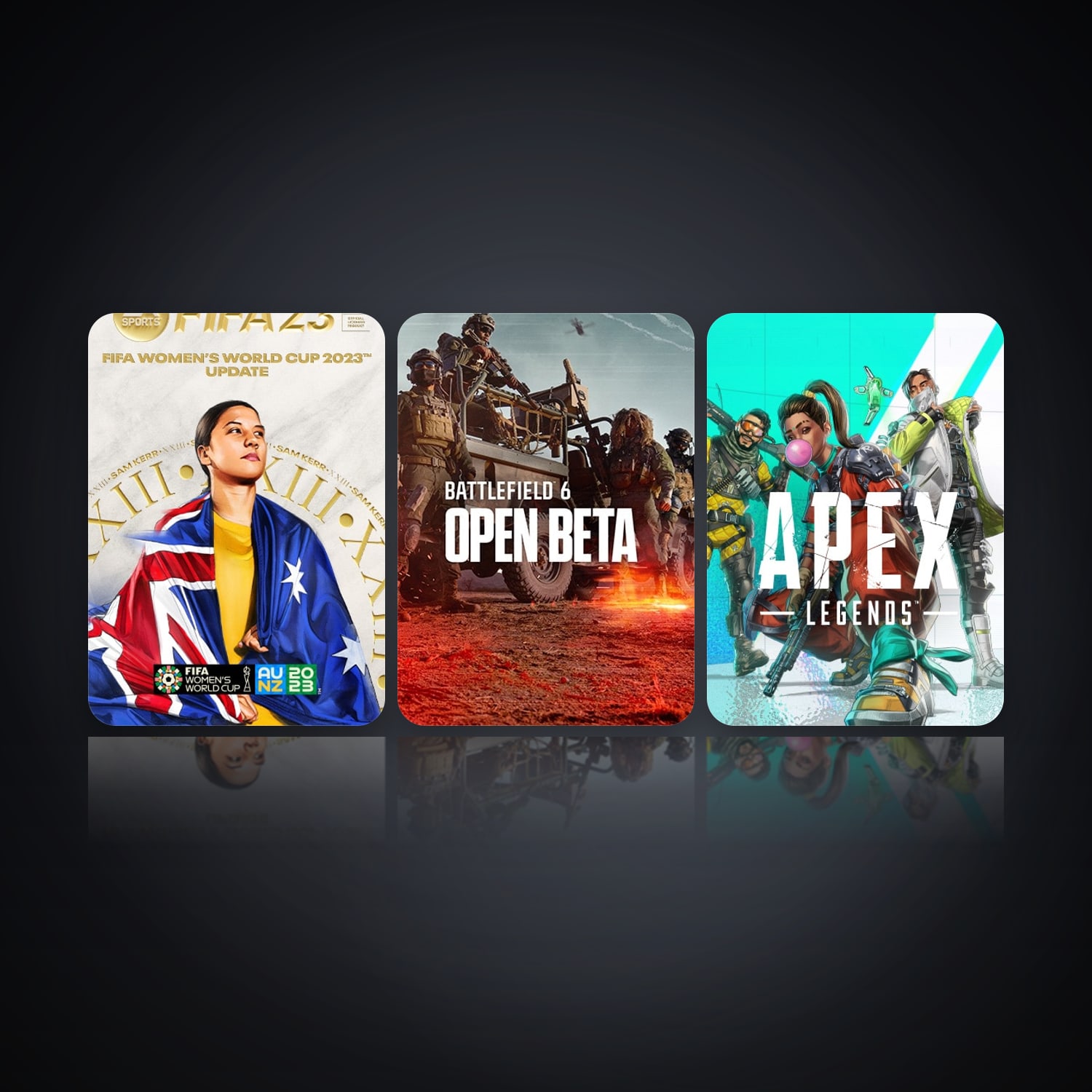 EA SPORTS FIFA 23 & Battlefield 6 Open Beta | 4 Games | Apex Lvl 2 — HabibiAccounts