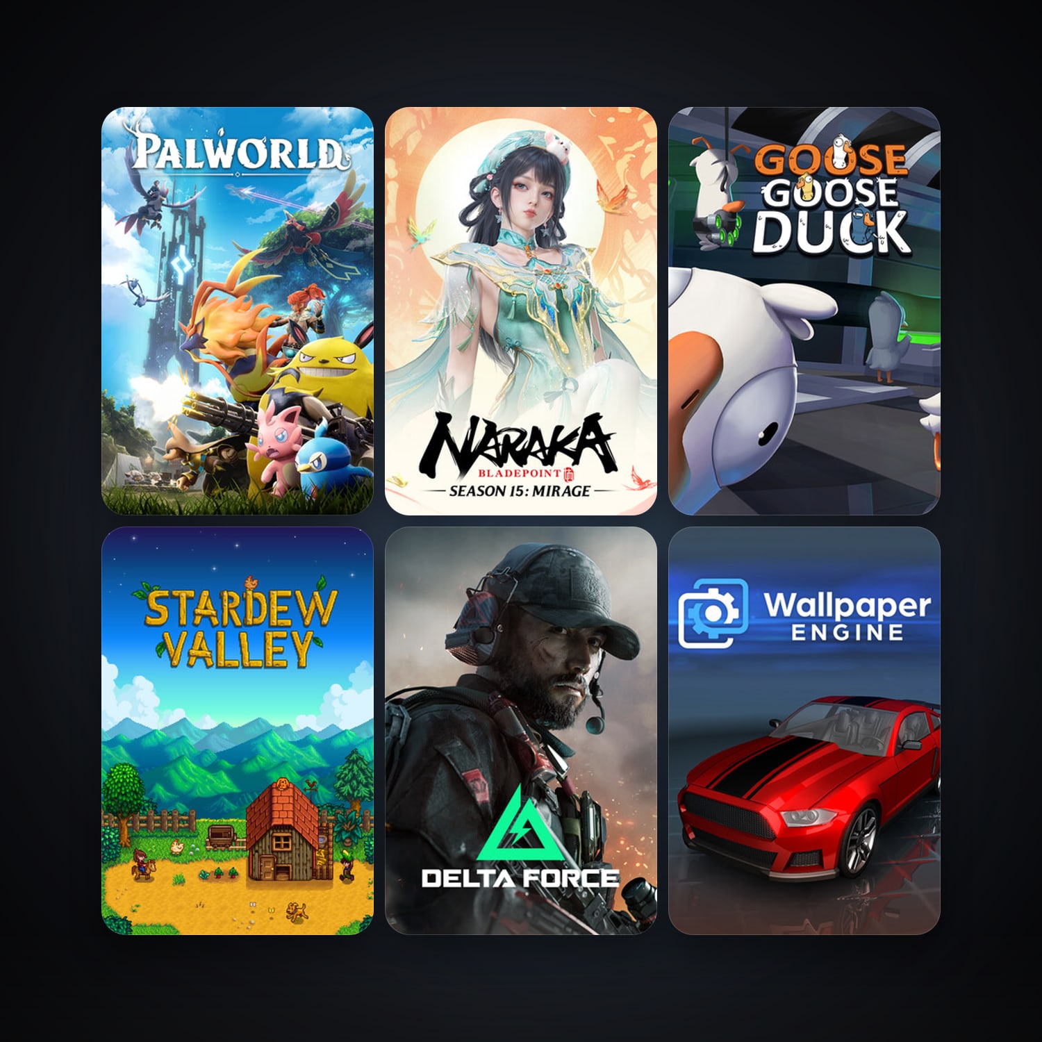 The Forest + Don't Starve Together, 16 games, clean — HabibiAccounts
