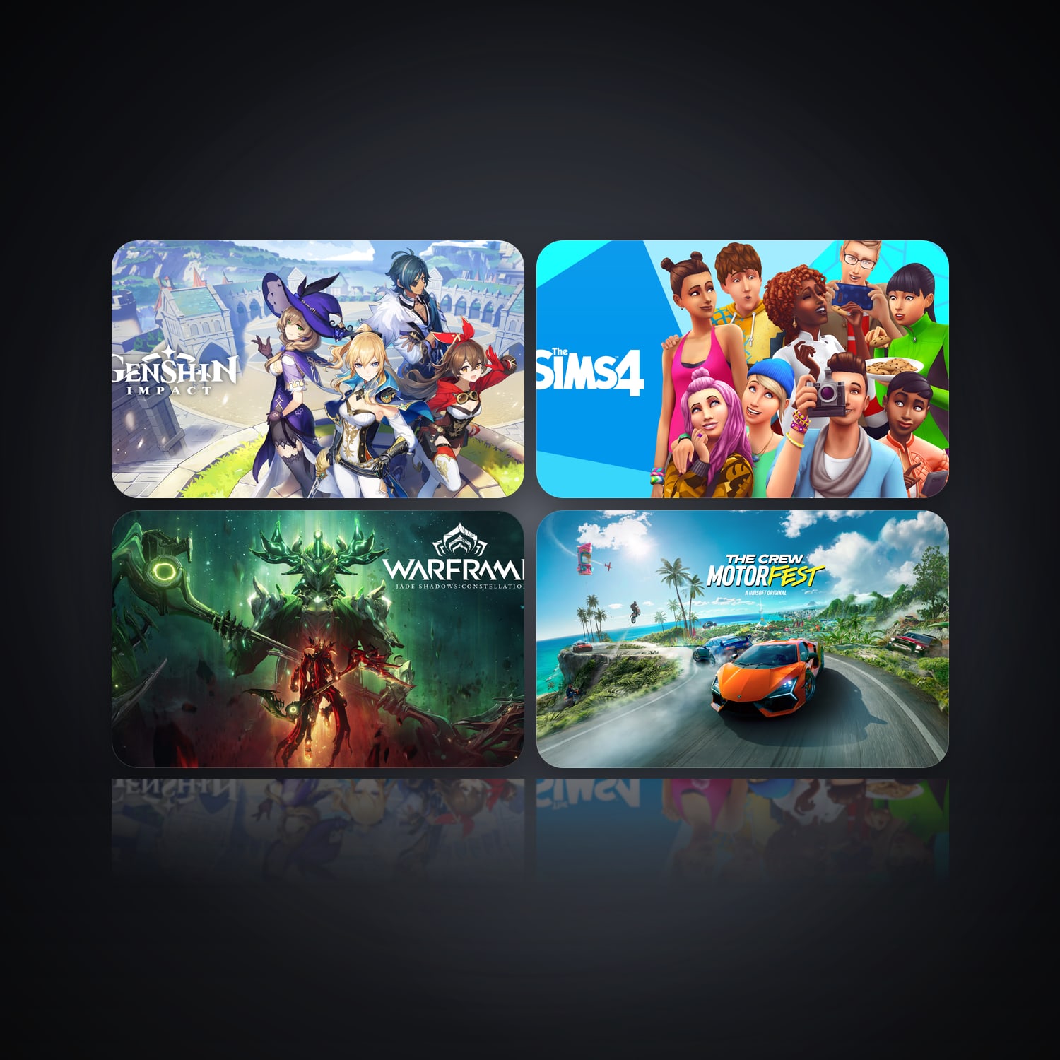 Genshin Impact & The Sims 4 | 5 Games — HabibiAccounts