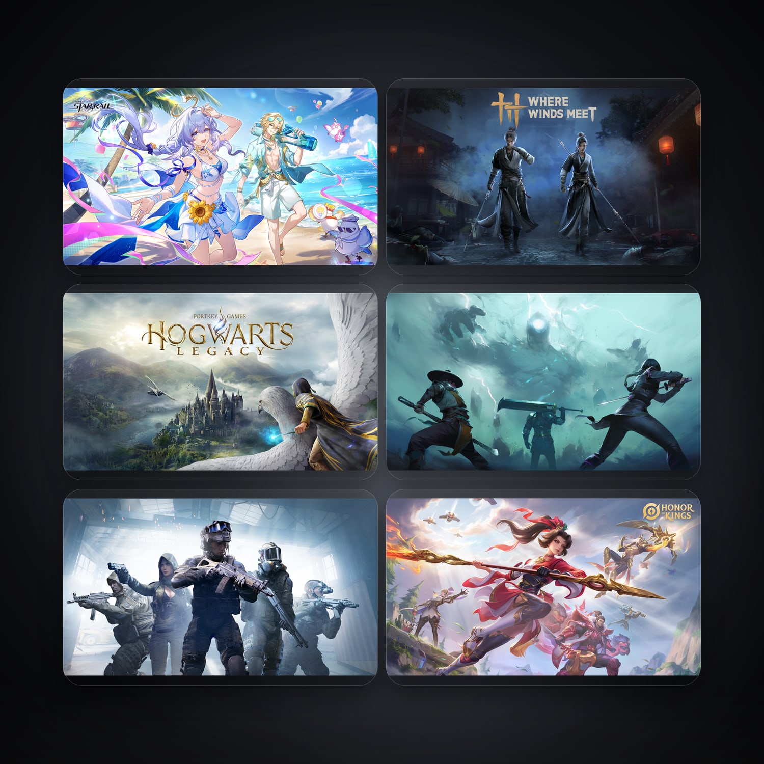 Epic Honkai: Star Rail + Where Winds Meet — TR — 10 games — HabibiAccounts