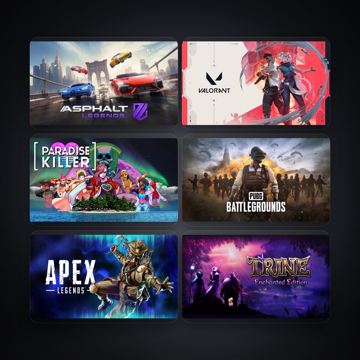 Asphalt Legends Unite & VALORANT | 34 Games — HabibiAccounts