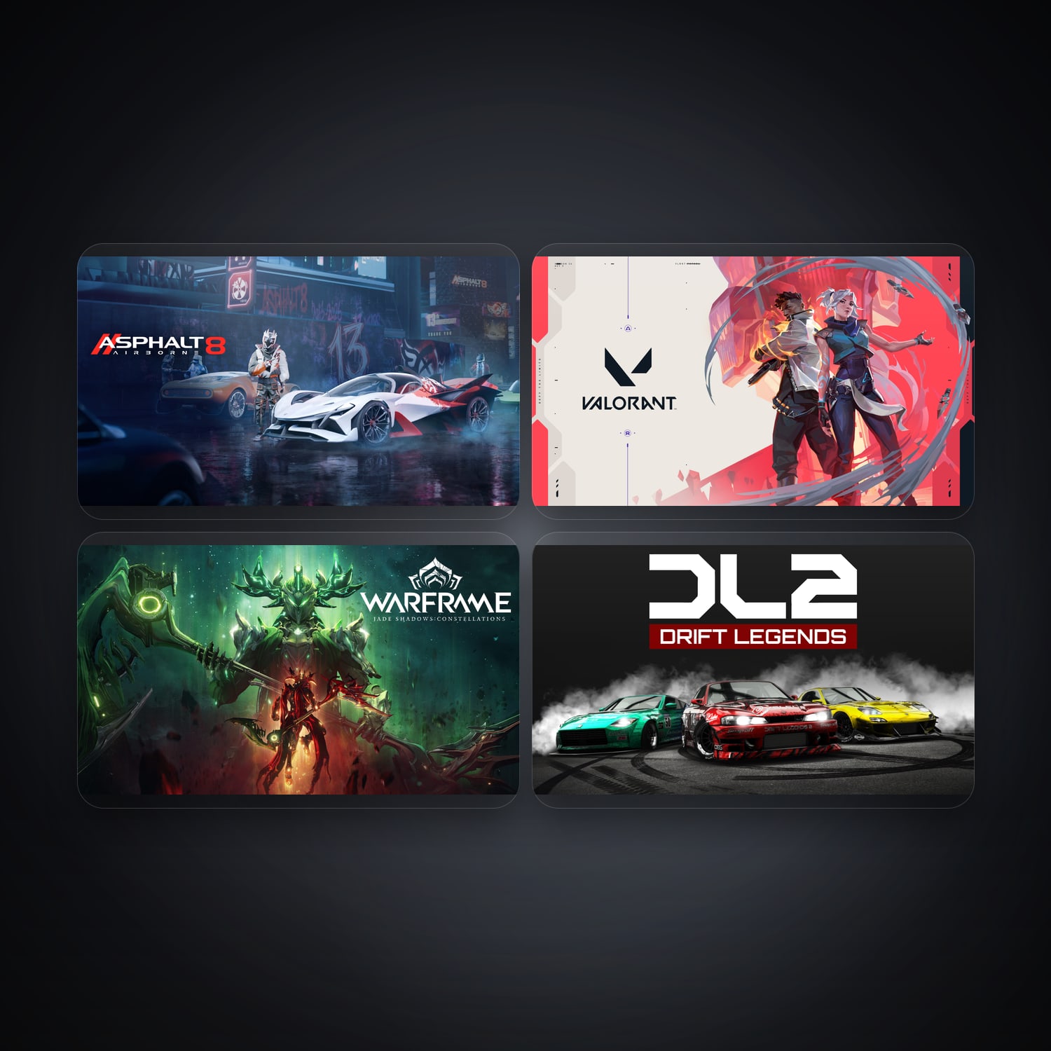 Asphalt 8 - Car Racing Game & VALORANT | 5 Games — HabibiAccounts