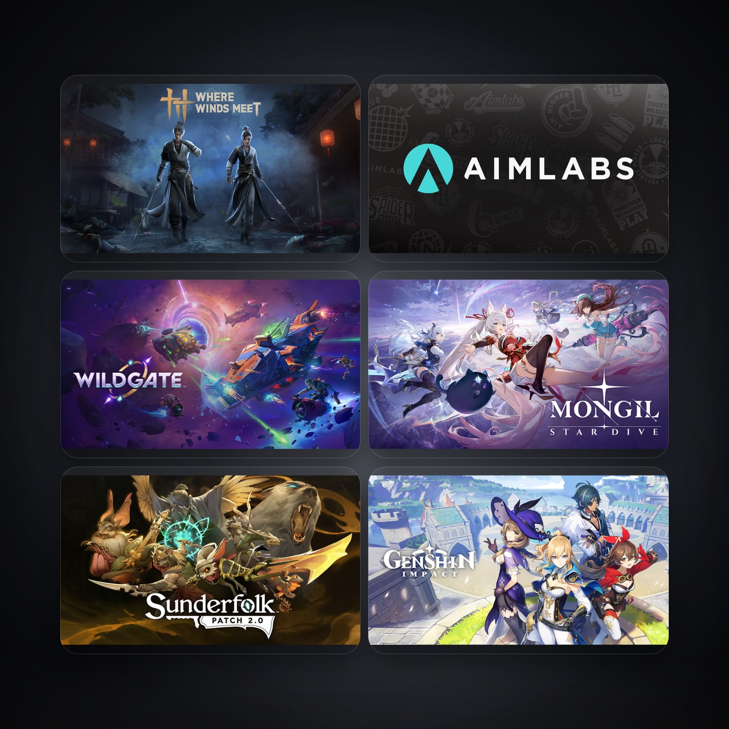 Where Winds Meet & Aimlabs | 17 Games — HabibiAccounts