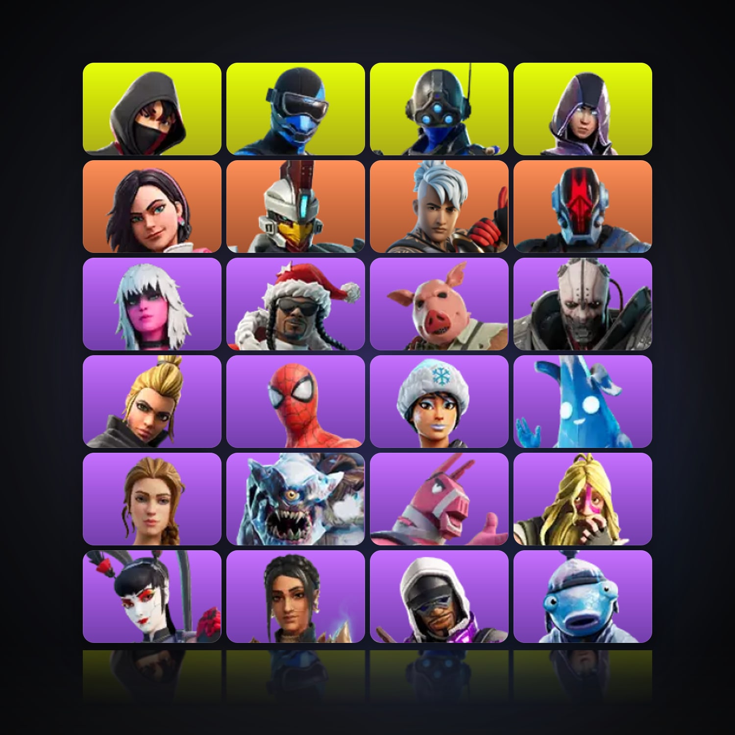 Fortnite | 39 Skins | 800 V-Bucks | Level 2354 | 165 Wins — HabibiAccounts