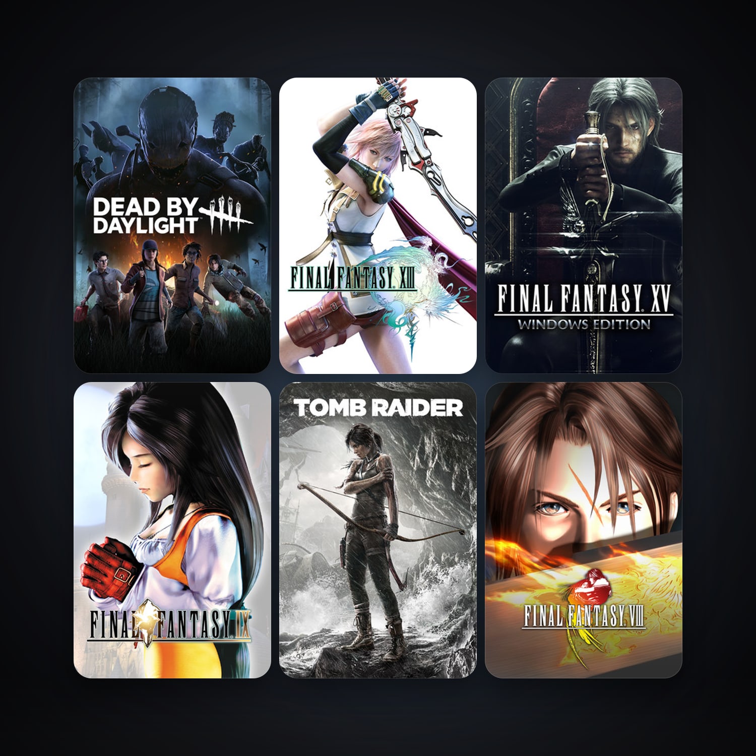 FINAL FANTASY VIII + Bastion, 29 games, Steam 10, clean — HabibiAccounts