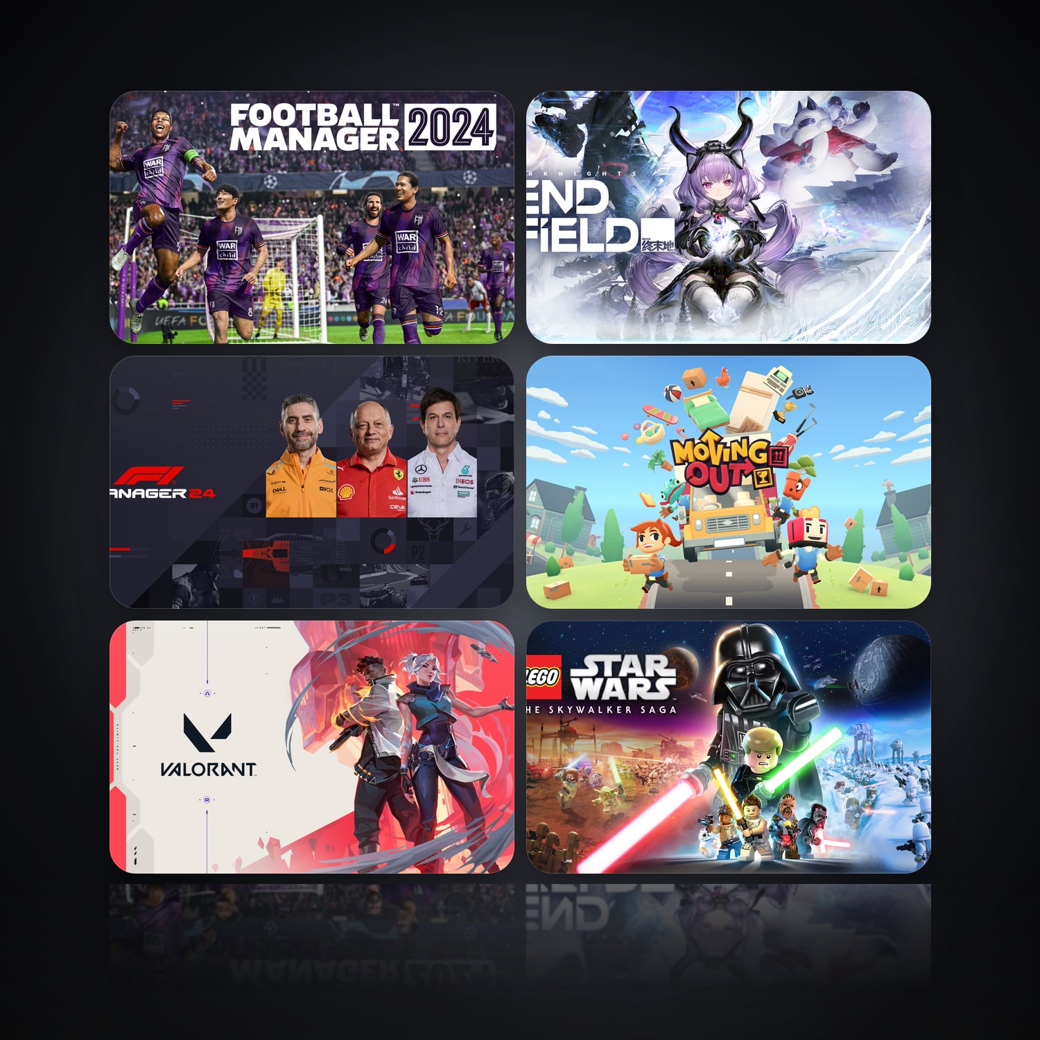 Football Manager 2024 & Arknights: Endfield | 69 Games — HabibiAccounts
