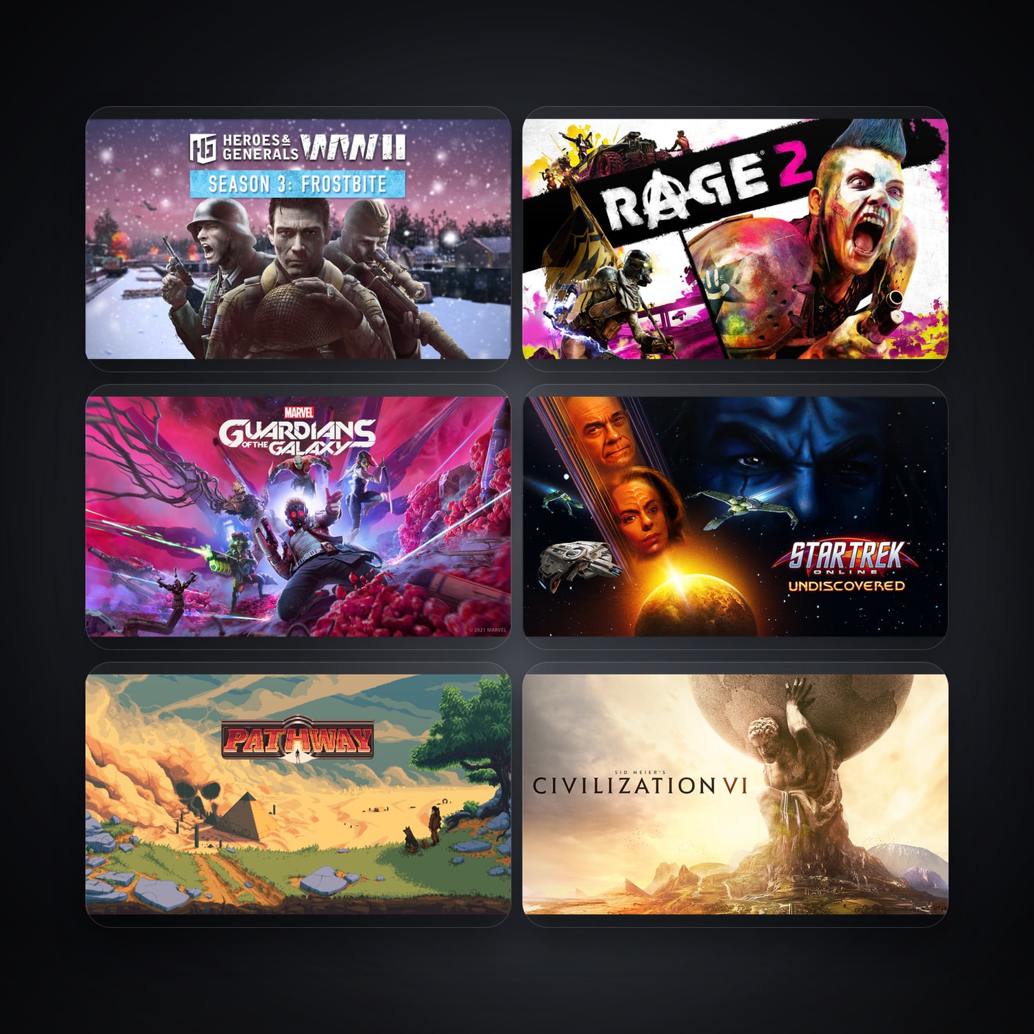 Heroes & Generals WWII & Rage 2 | 20 Games — HabibiAccounts