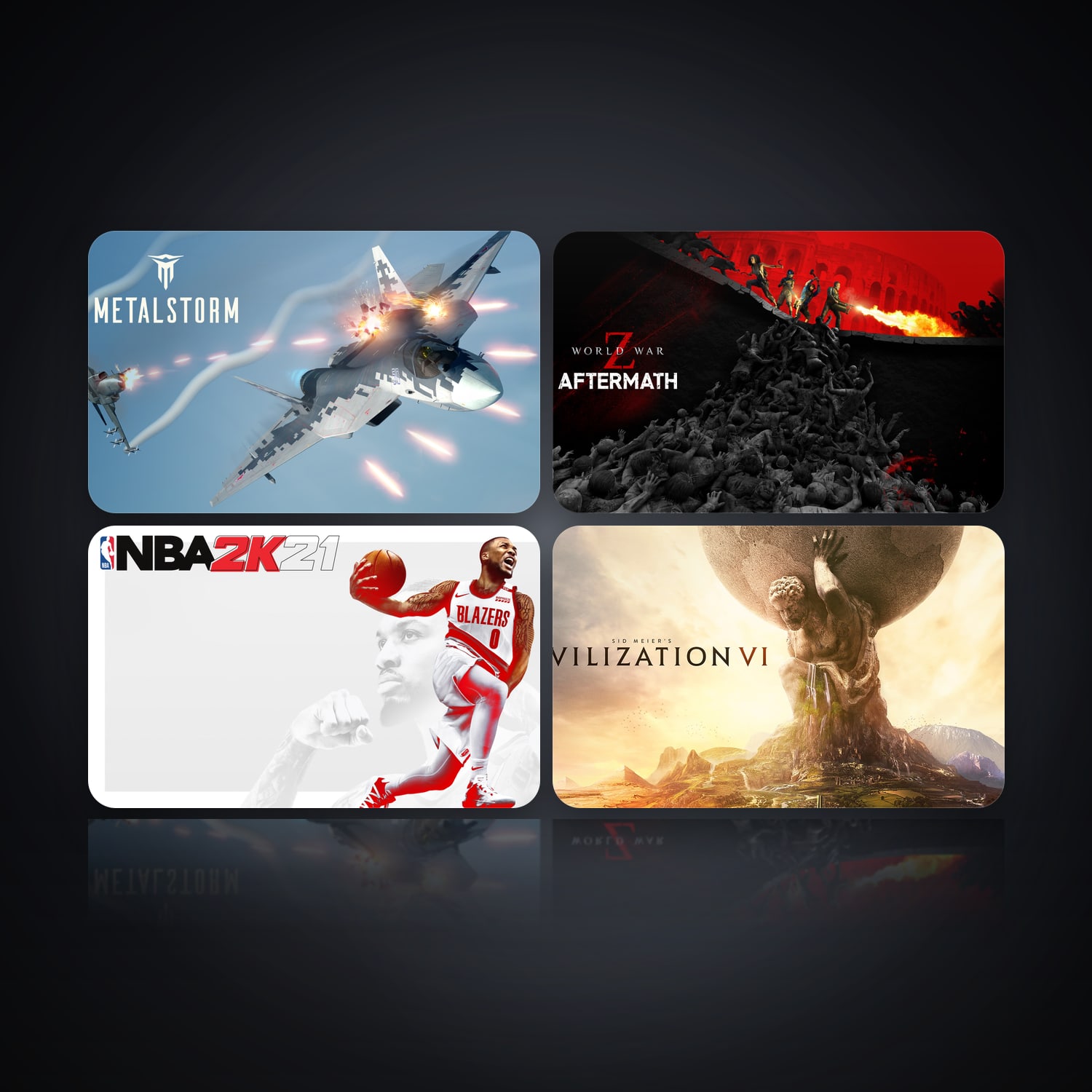 Metalstorm & World War Z | 4 Games — HabibiAccounts