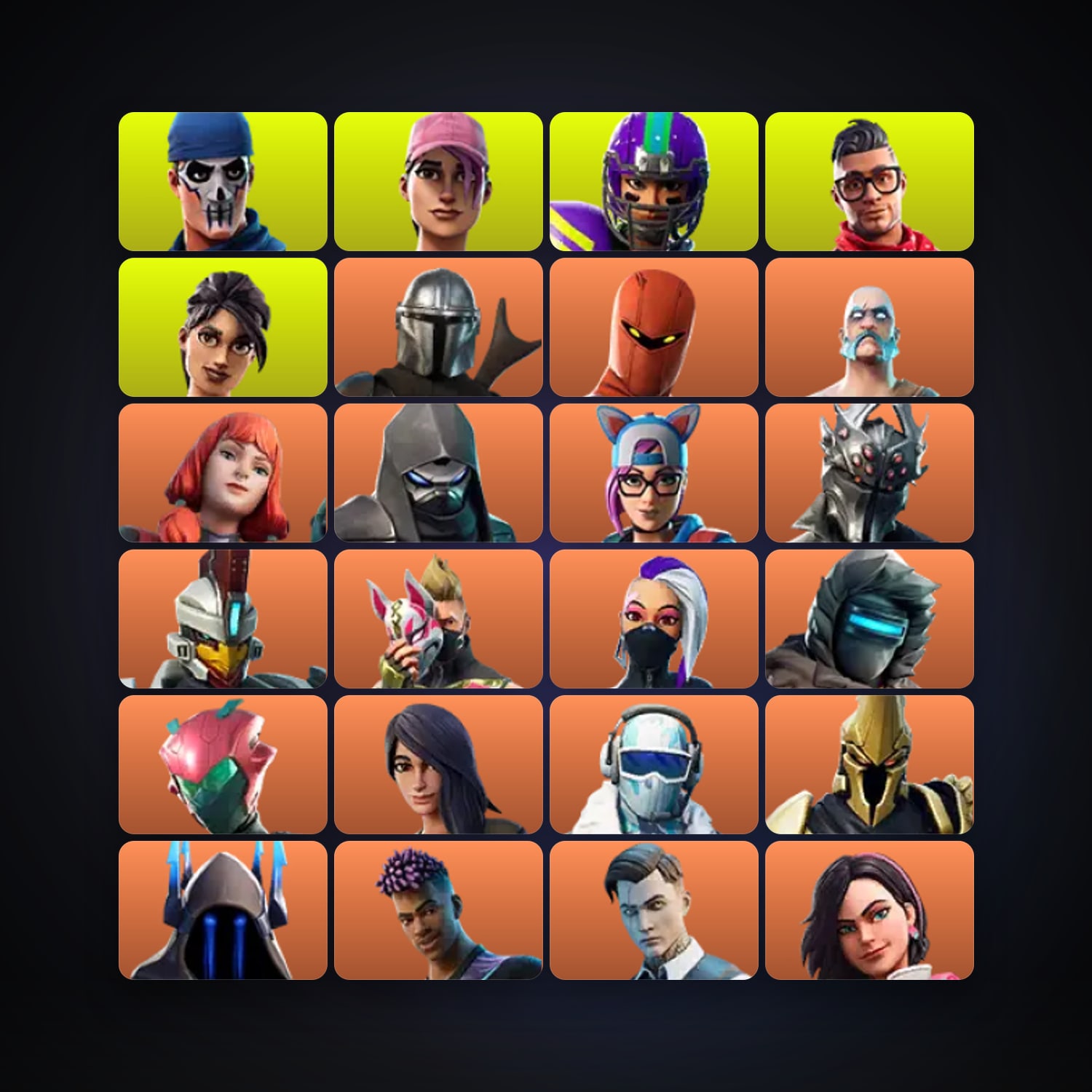 Fortnite | 101 Skins | 150 V-Bucks | Level 1040 | 296 Wins — HabibiAccounts