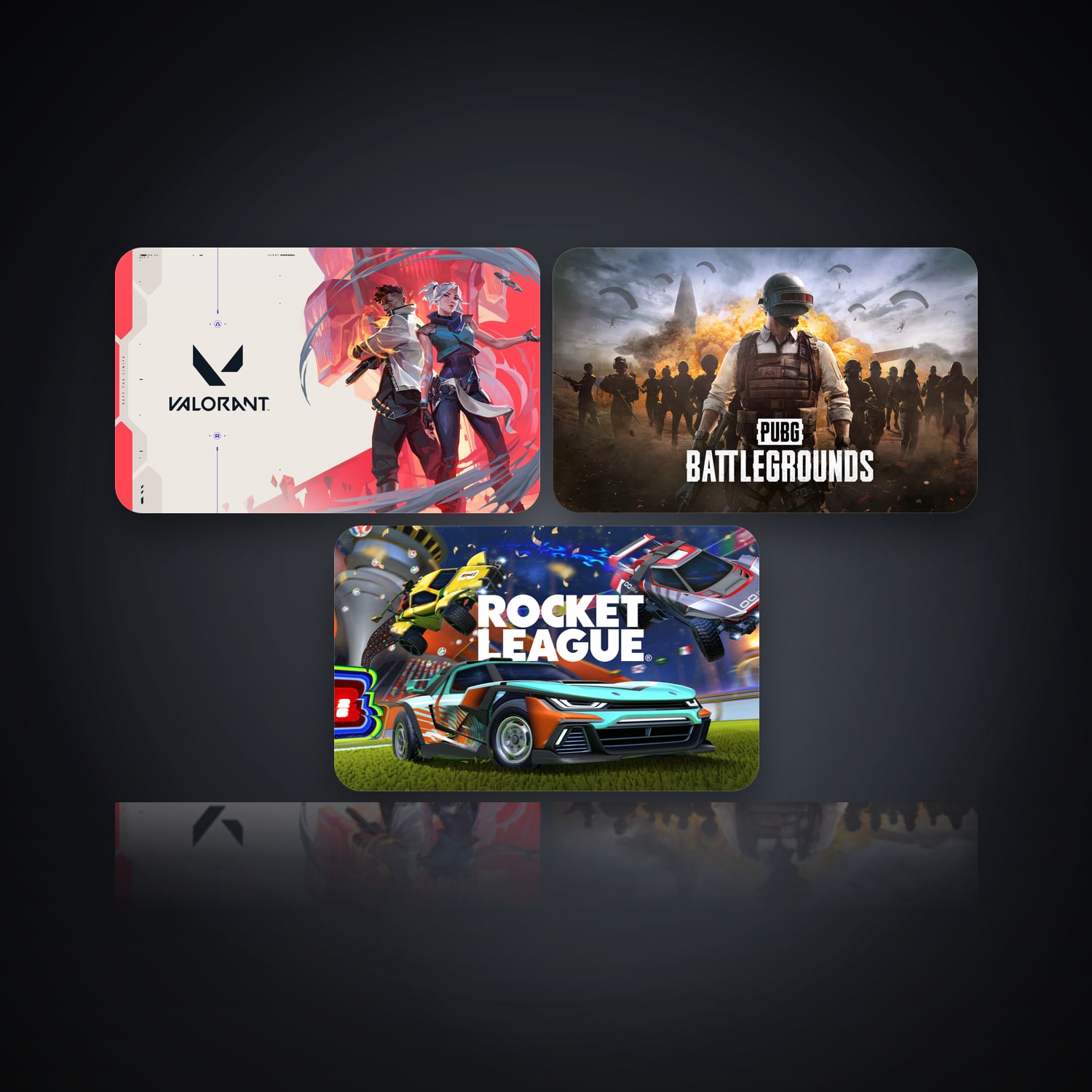 VALORANT & PUBG: BATTLEGROUNDS | 3 Games — HabibiAccounts