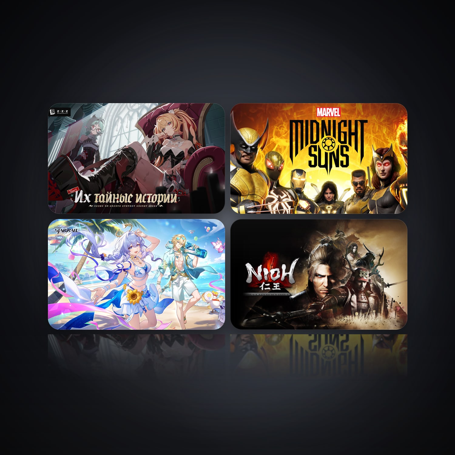 Zenless Zone Zero & Marvel's Midnight Suns | 4 Games — HabibiAccounts