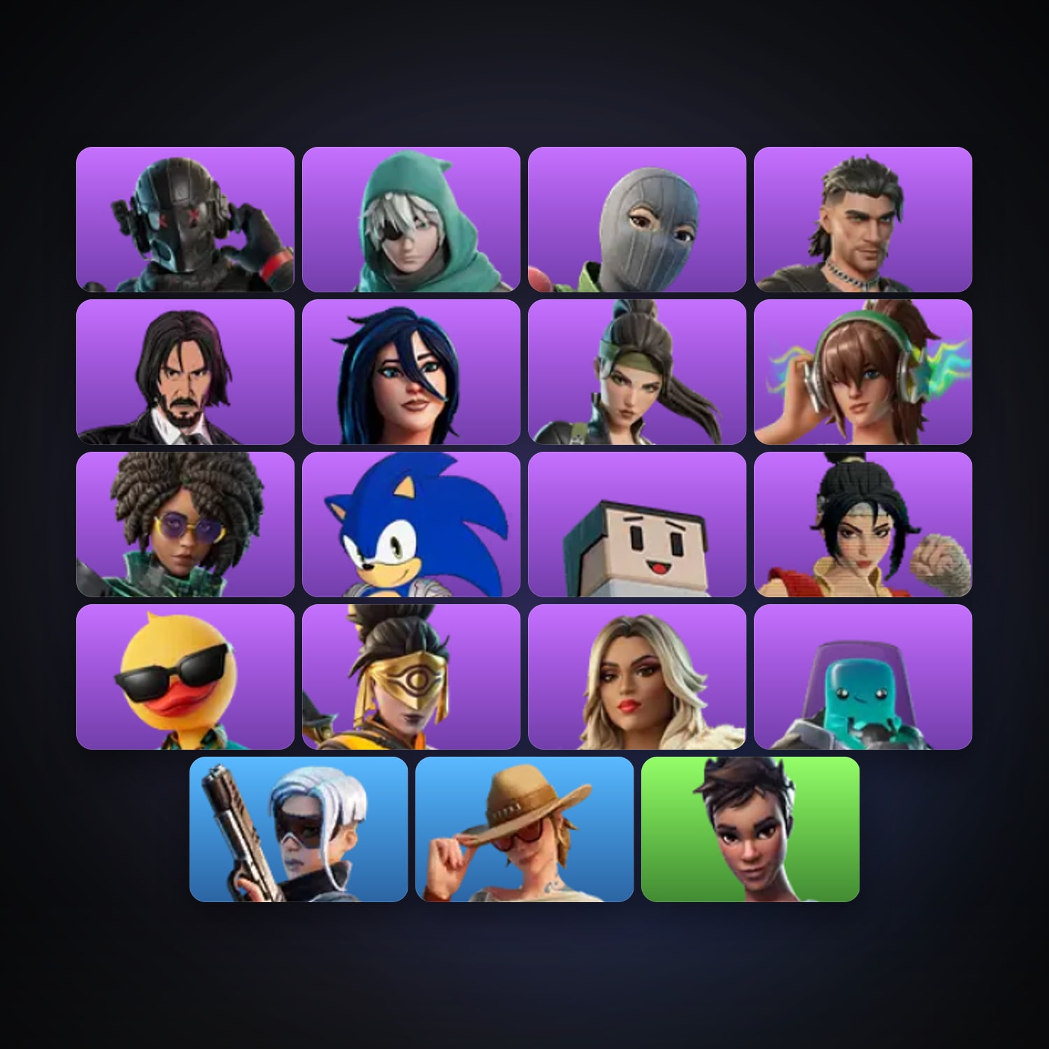 Fortnite | 19 Skins | 500 V-Bucks | Level 362 | 29 Wins — HabibiAccounts