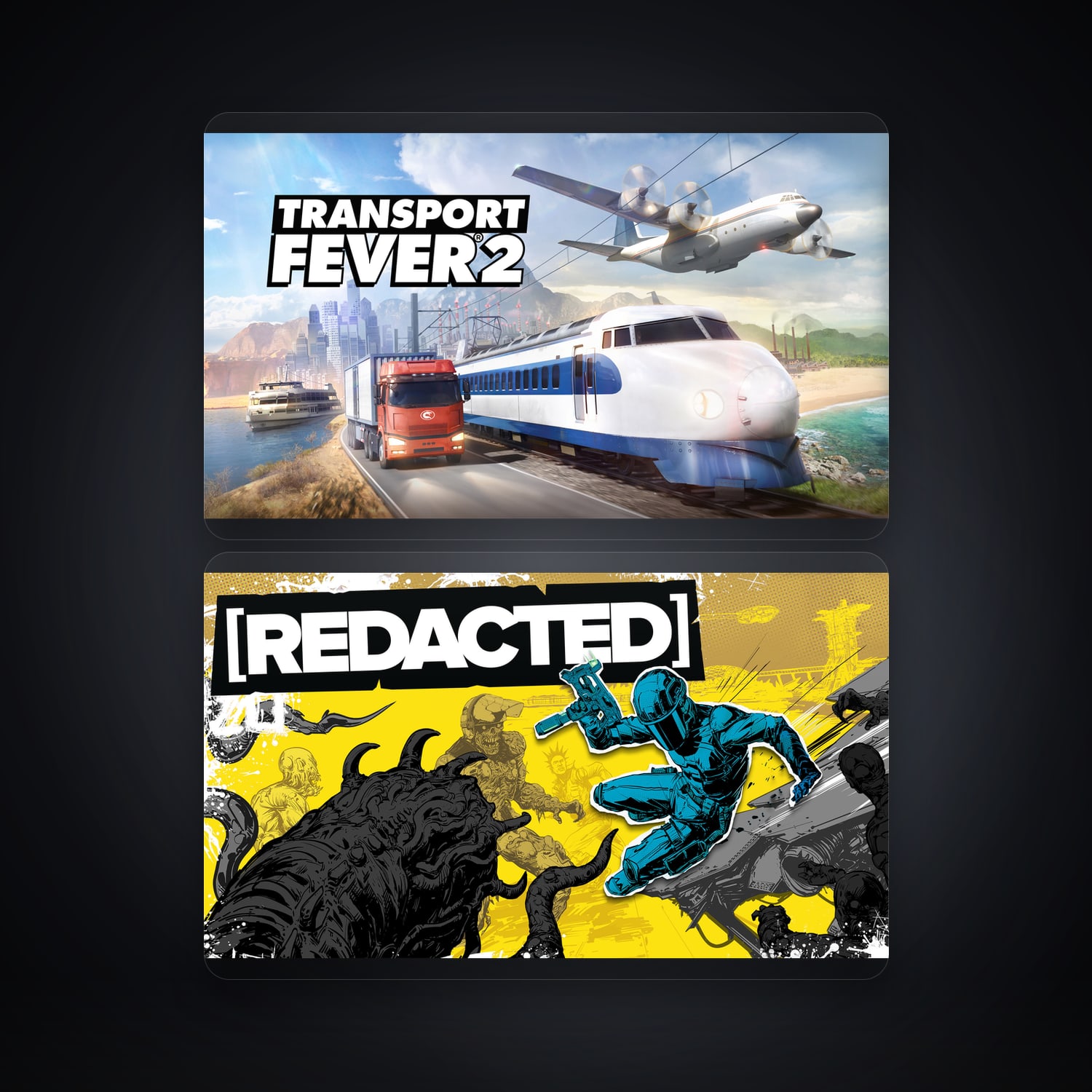 Transport Fever 2 & [REDACTED] | 2 Games — HabibiAccounts