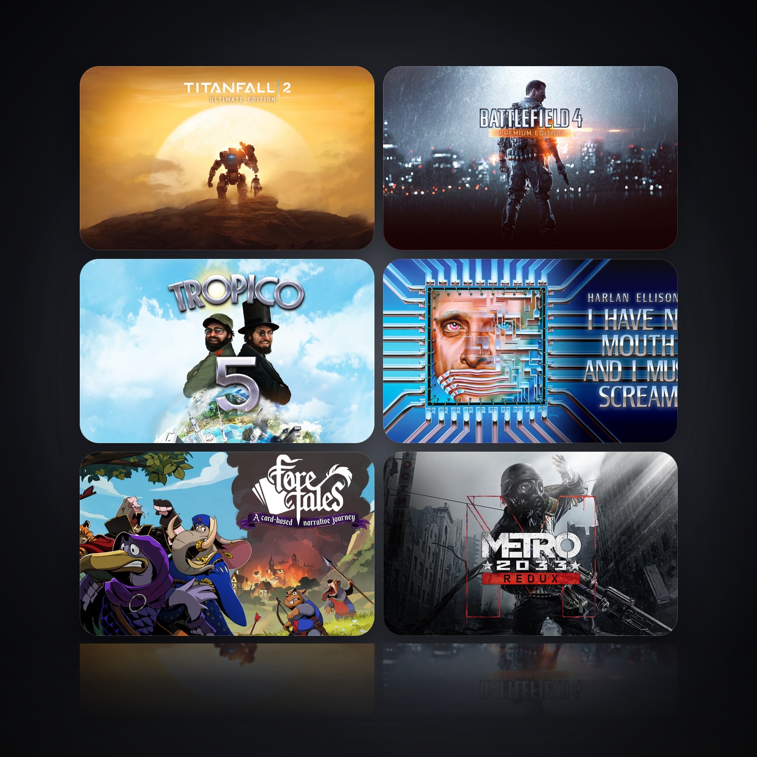 Titanfall 2: Ultimate Edition & Battlefield 4 Premium Edition | 6 Games — HabibiAccounts
