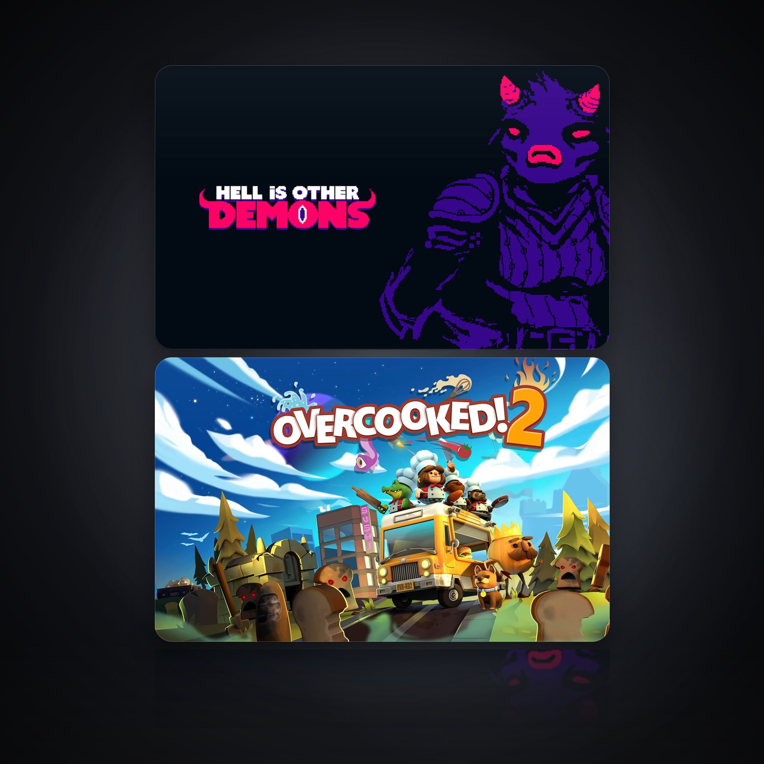 هالحساب إبك فيه Hell is other demons وOvercooked! 2، MY — HabibiAccounts