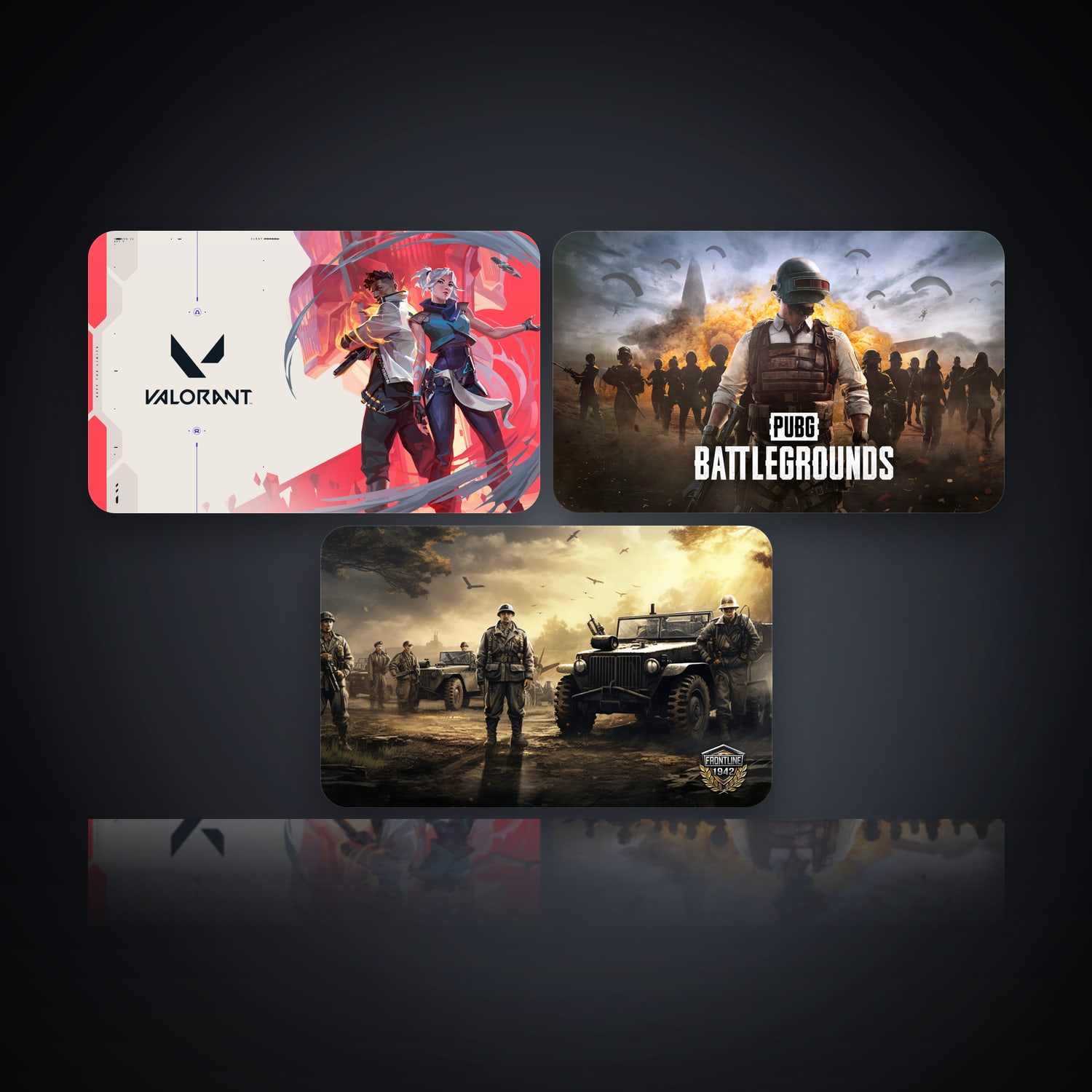 VALORANT & PUBG: BATTLEGROUNDS | 3 Games — HabibiAccounts